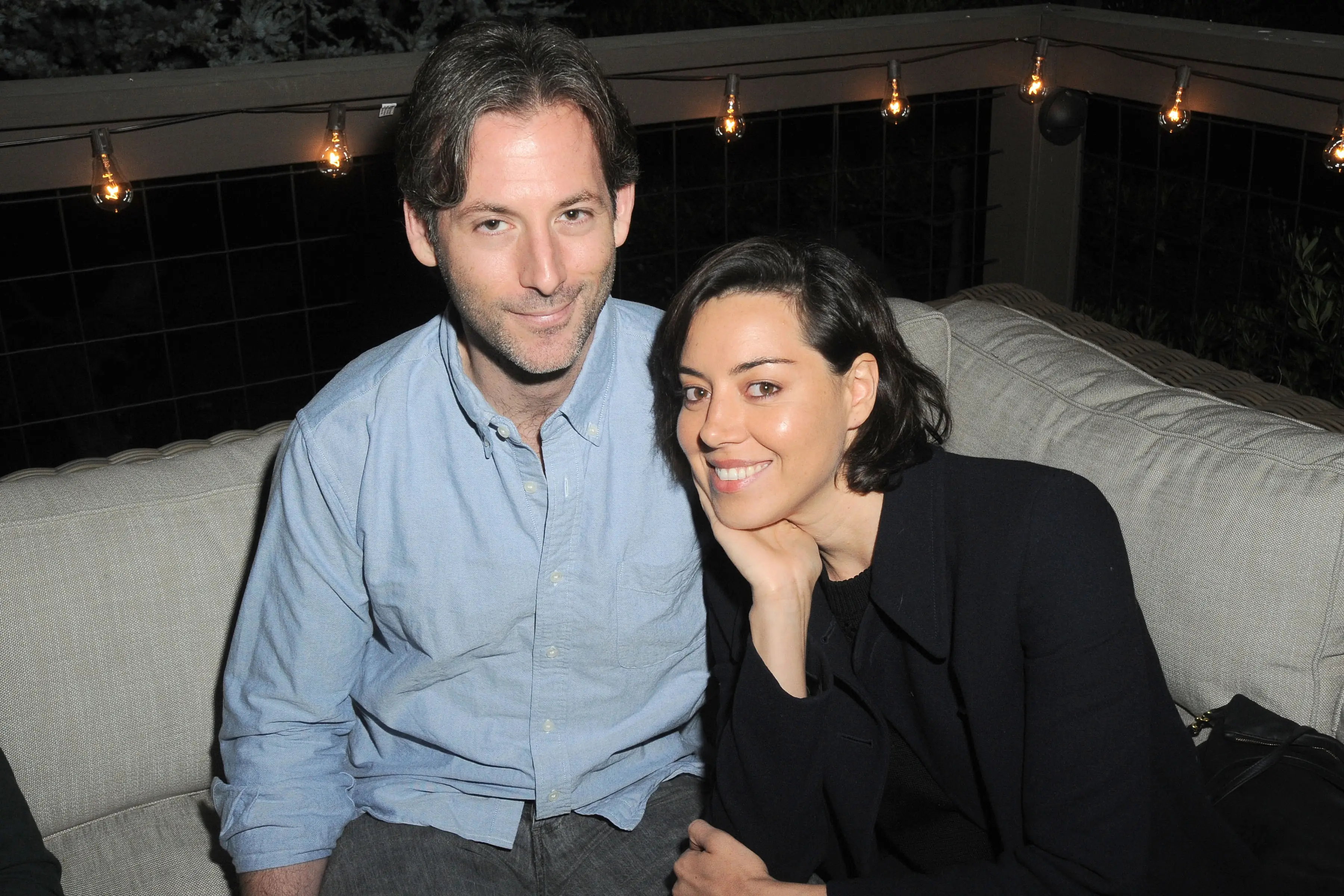 Jeff Baena and Aubrey Plaza (David Crotty/Patrick McMullan via Getty Images) 