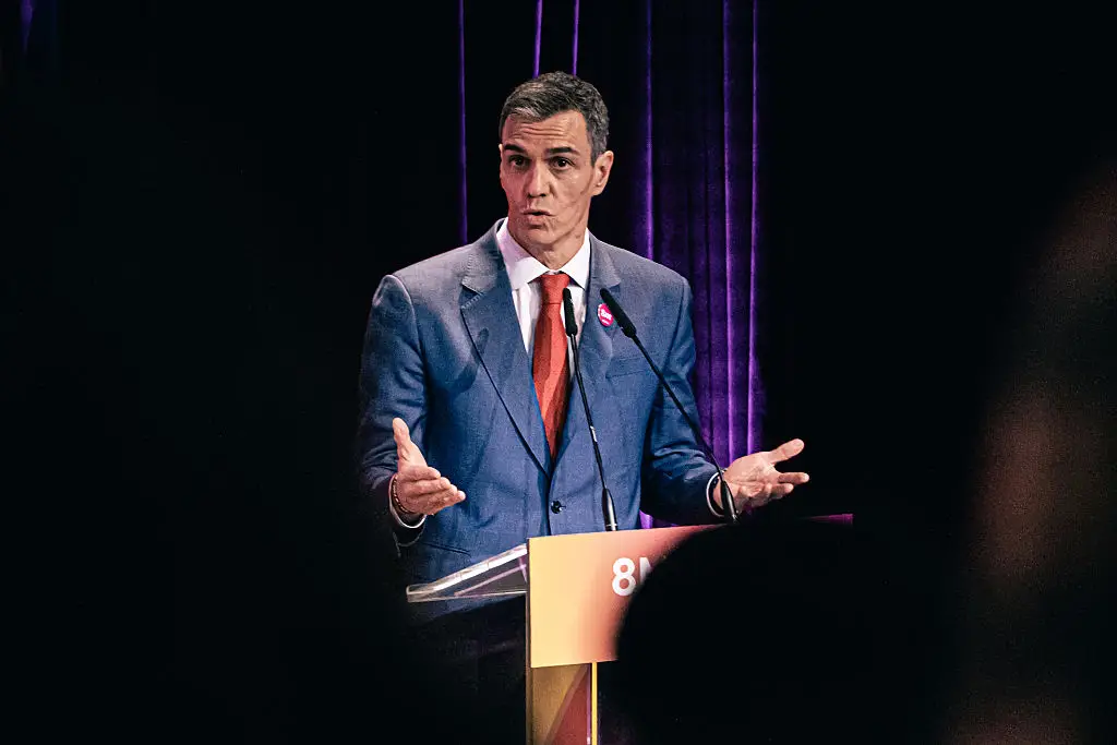 Sánchez has spoken out against the US attacks (Cesar Vallejo Rodriguez/Europa Press via Getty Images)