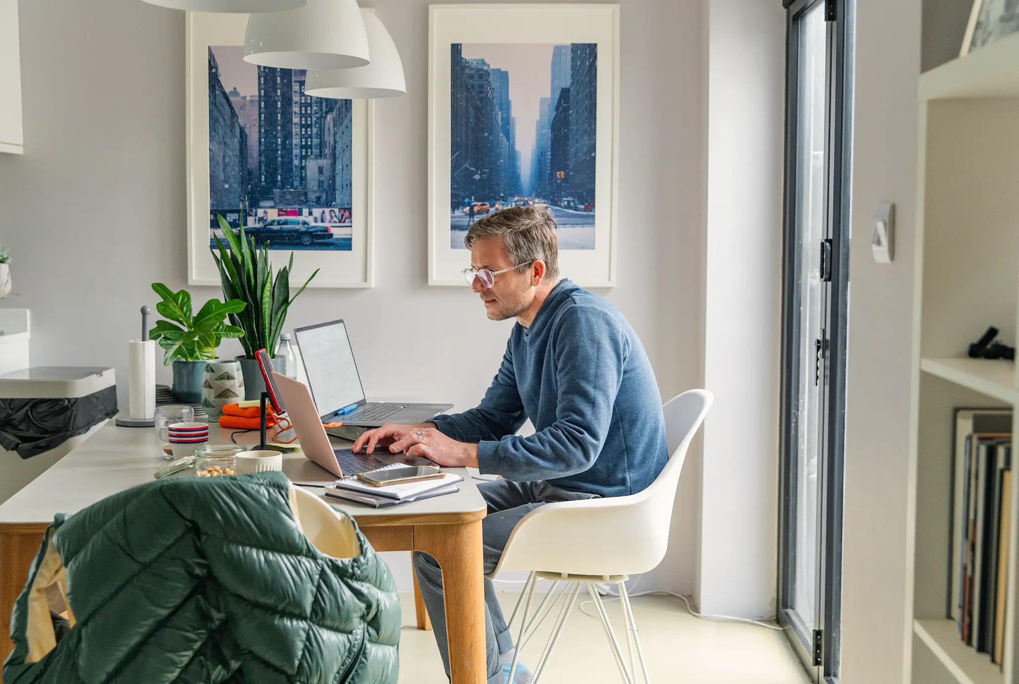 So satisfying being able to work from home! (Getty Stock Image)