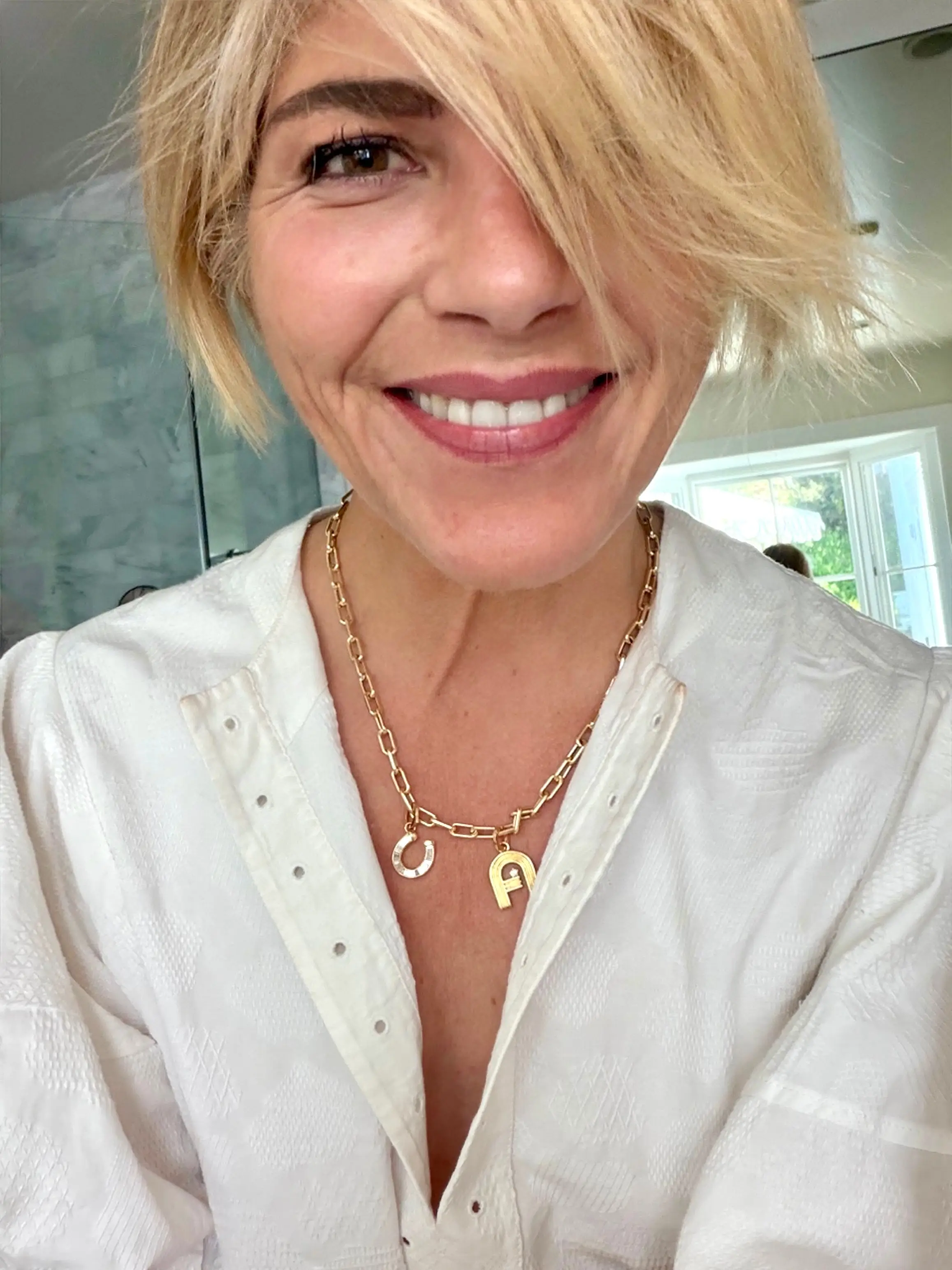 Police have charged the star with two counts of assault. (@selmablair/Instagram)