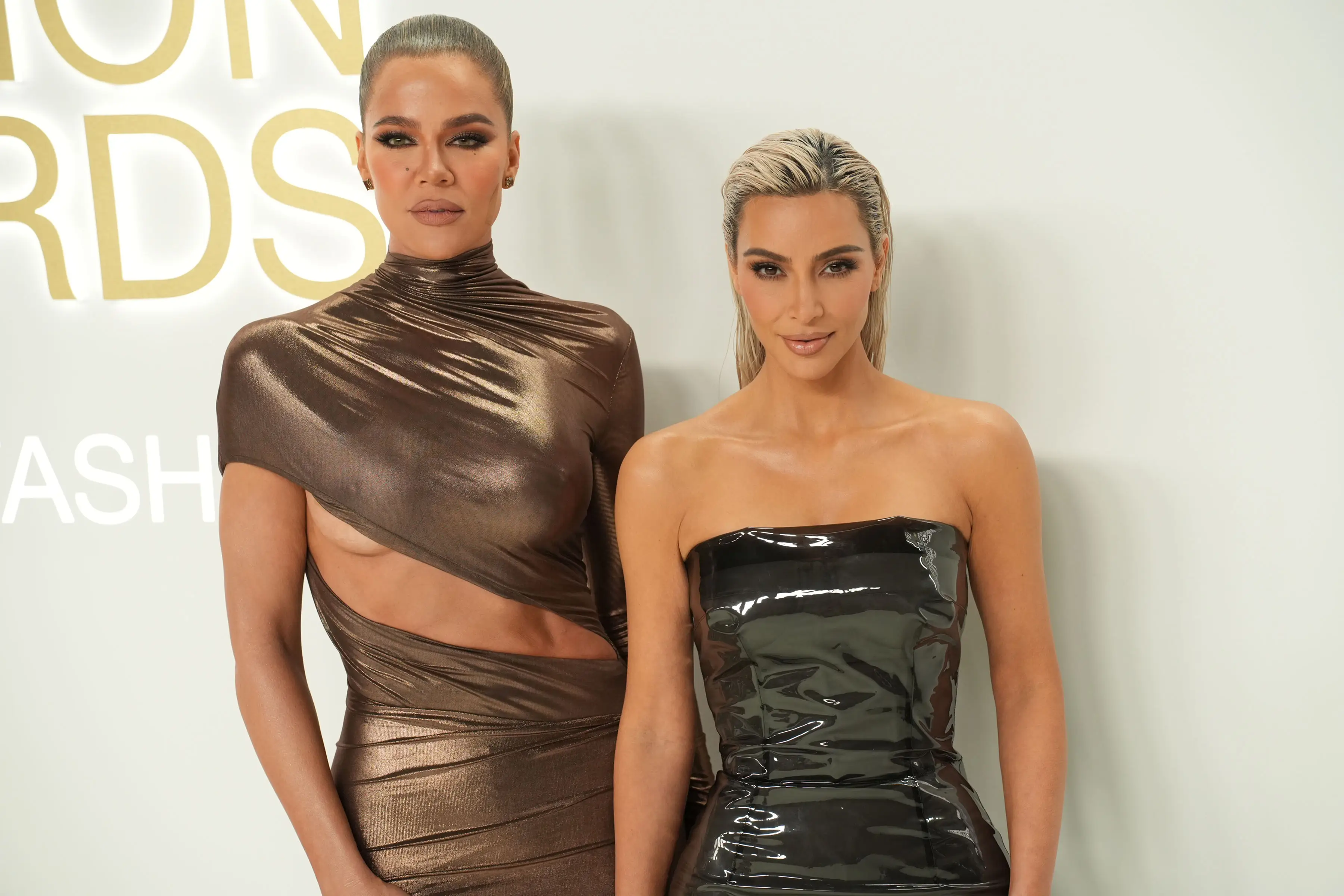 Kim and Khloe Kardashian spoke about Caitlyn Jenner’s involvement in the new docuseries.(Sean Zanni/Patrick McMullan via Getty Images))
