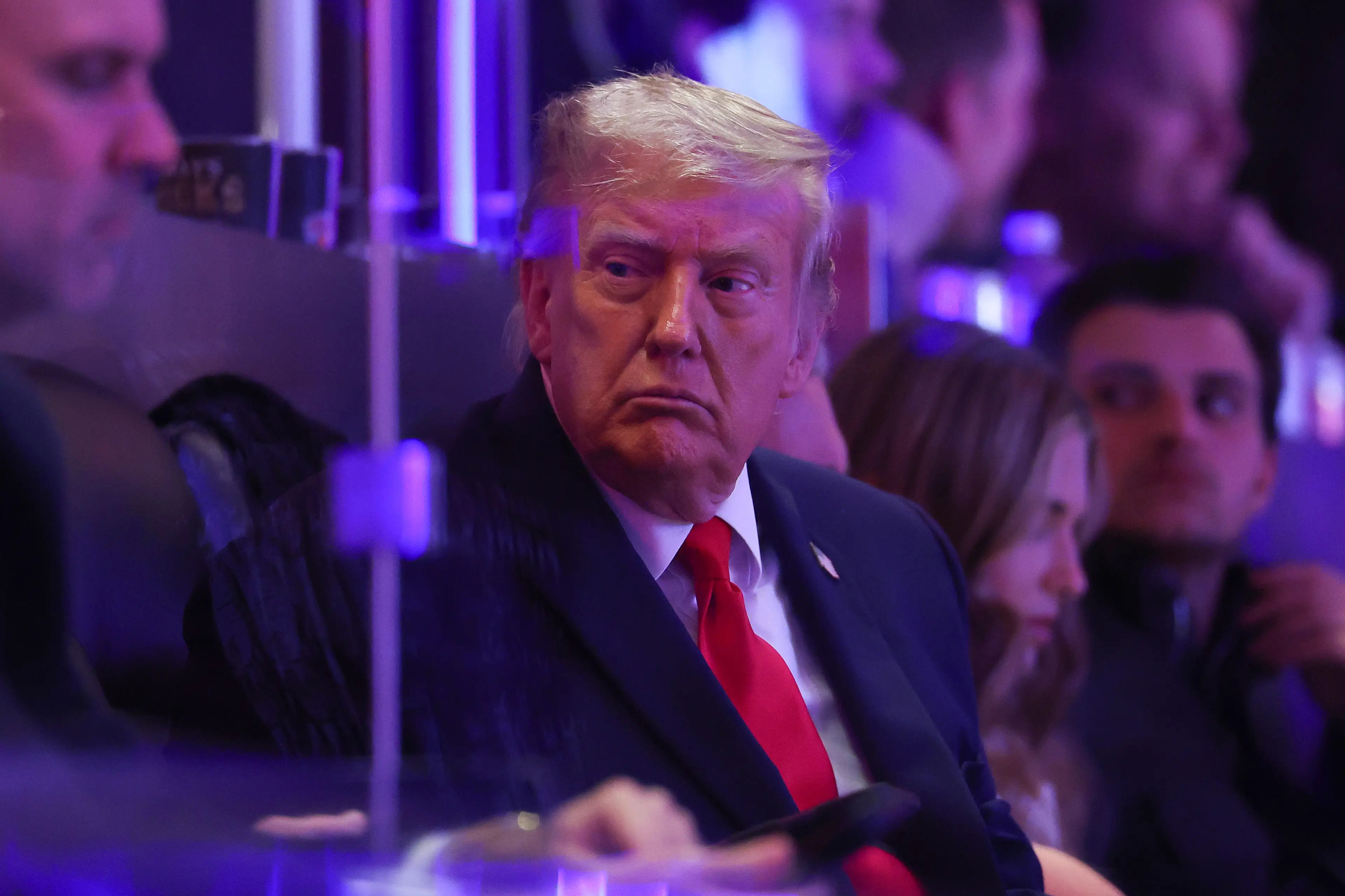 Donald Trump was greeted by angry boos during Monday's NBA Game 3 final (Al Bello/Getty Images)