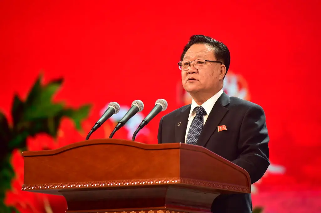 Choe Ryong Hae is a veteran North Korean official who has held several senior political positions. (Photo by KIM WON JIN/AFP via Getty Images)