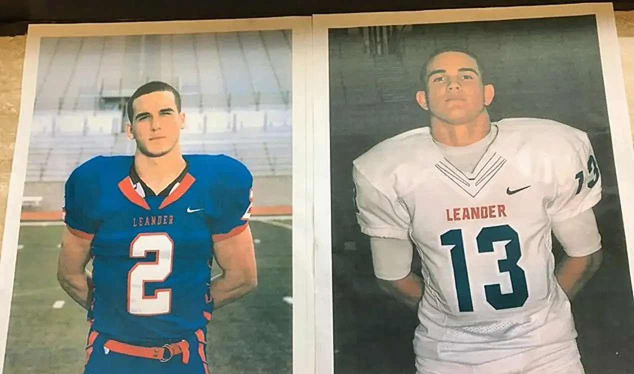 According to the Showtime documentary, people regularly confused Greg Kelley (left) with teammate Johnathan McCarty (Showtime Documentary)