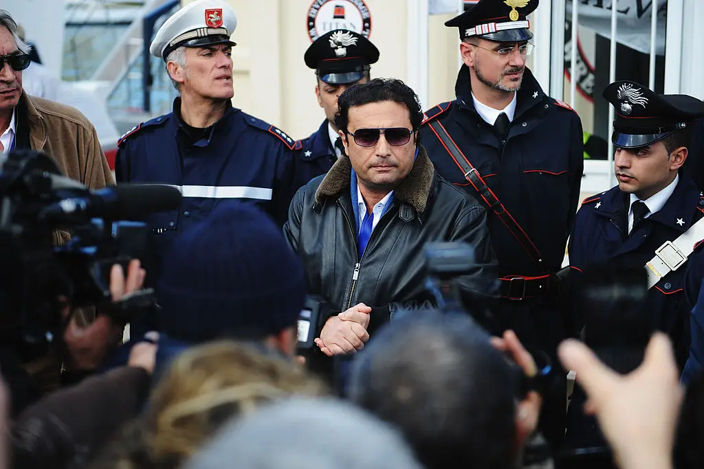 The Captain was charged with charged with multiple counts of manslaughter and abandoning ship (Photo by Laura Lezza/Getty Images)
