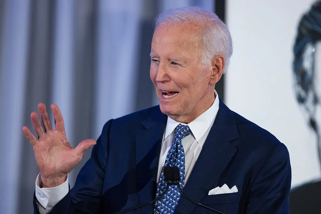 Biden reportedly seemed feeble and forgetful on a call with Harris (Scott Eisen/Stringer/Getty)