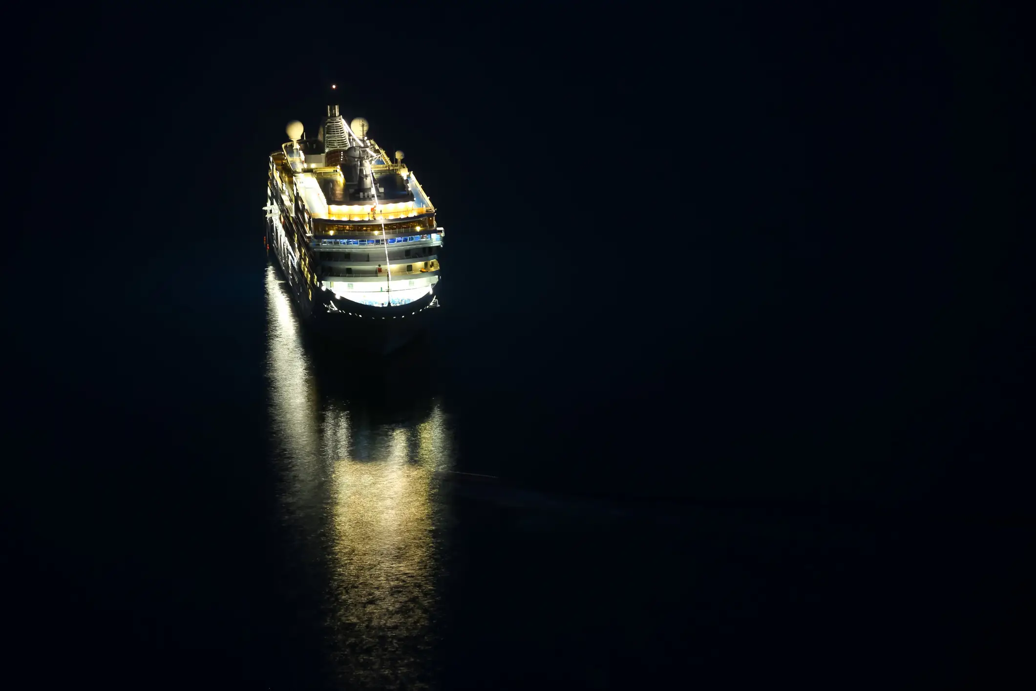 People are terrified of a cruise ship at night (Getty Stock Images)