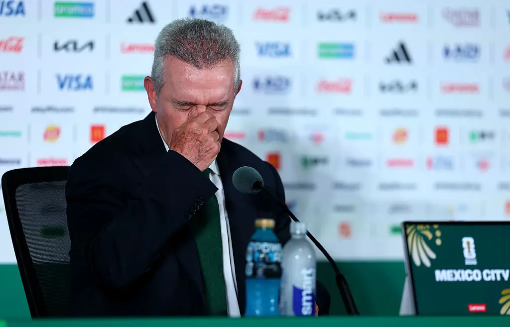 Mexico manager Javier Aguirre was left heartbroken by the loss (Photo by Michael Regan - FIFA/FIFA via Getty Images)