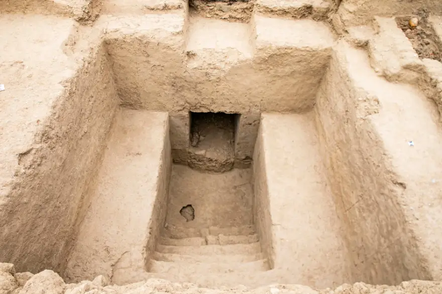 The view of the entrance to the burial site (Ministry of Culture)