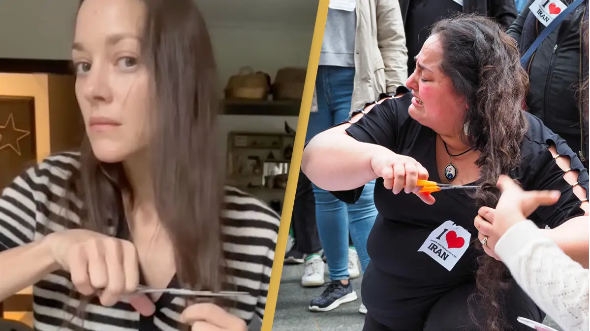 Marion Cotillard criticized for cutting off hair to support women in Iran