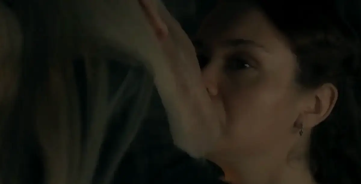 Aemond and Alicent previously shared a kiss (Image: HBO)