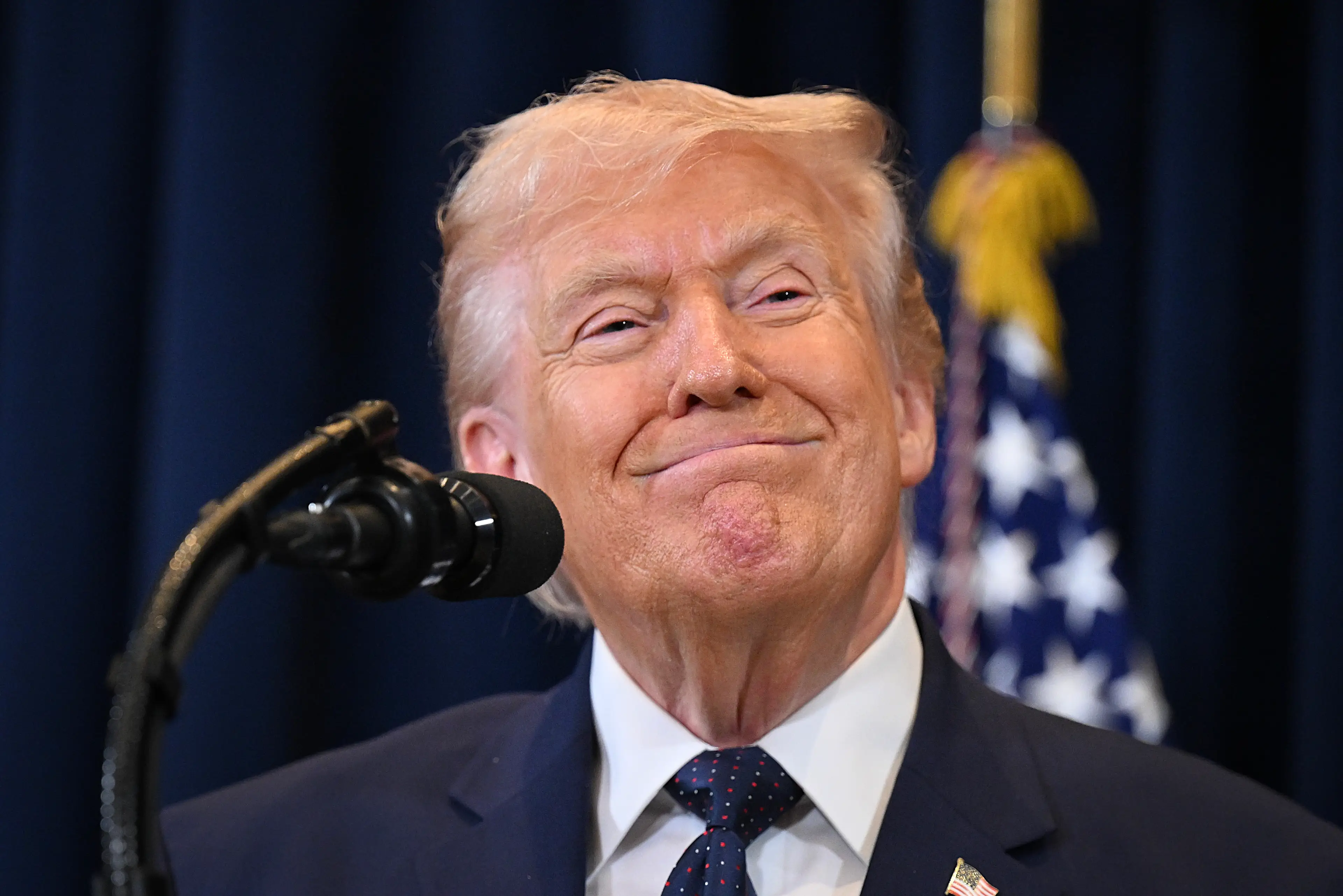 Trump has been condemned for allegedly not taking the war seriously (Roberto Schmidt/Getty Images)