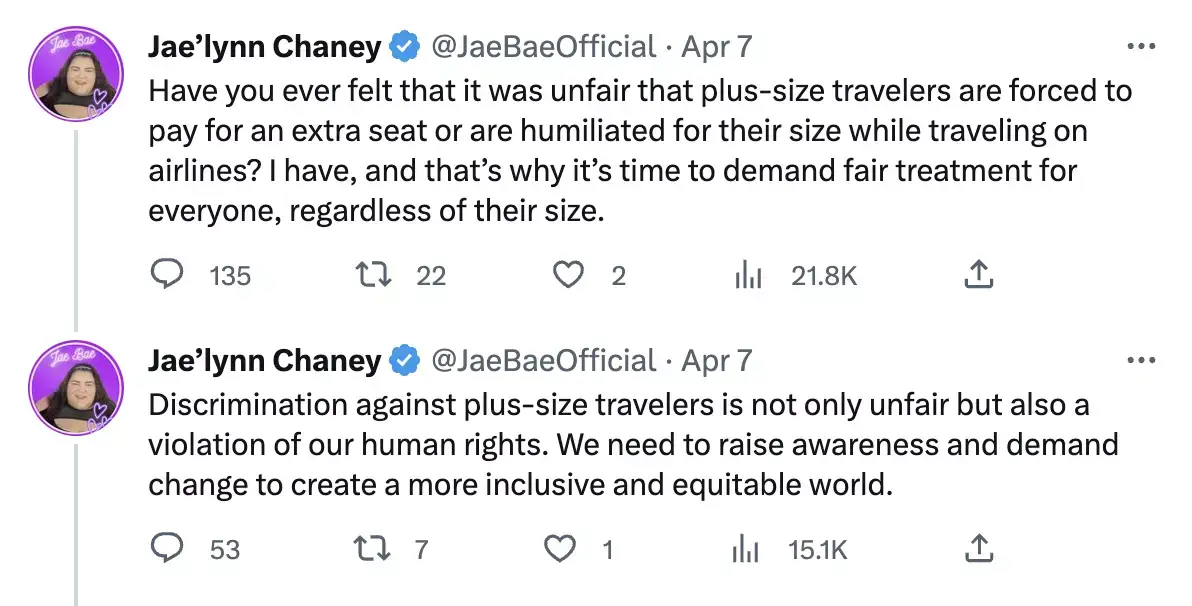 Chaney has received support for her petition.