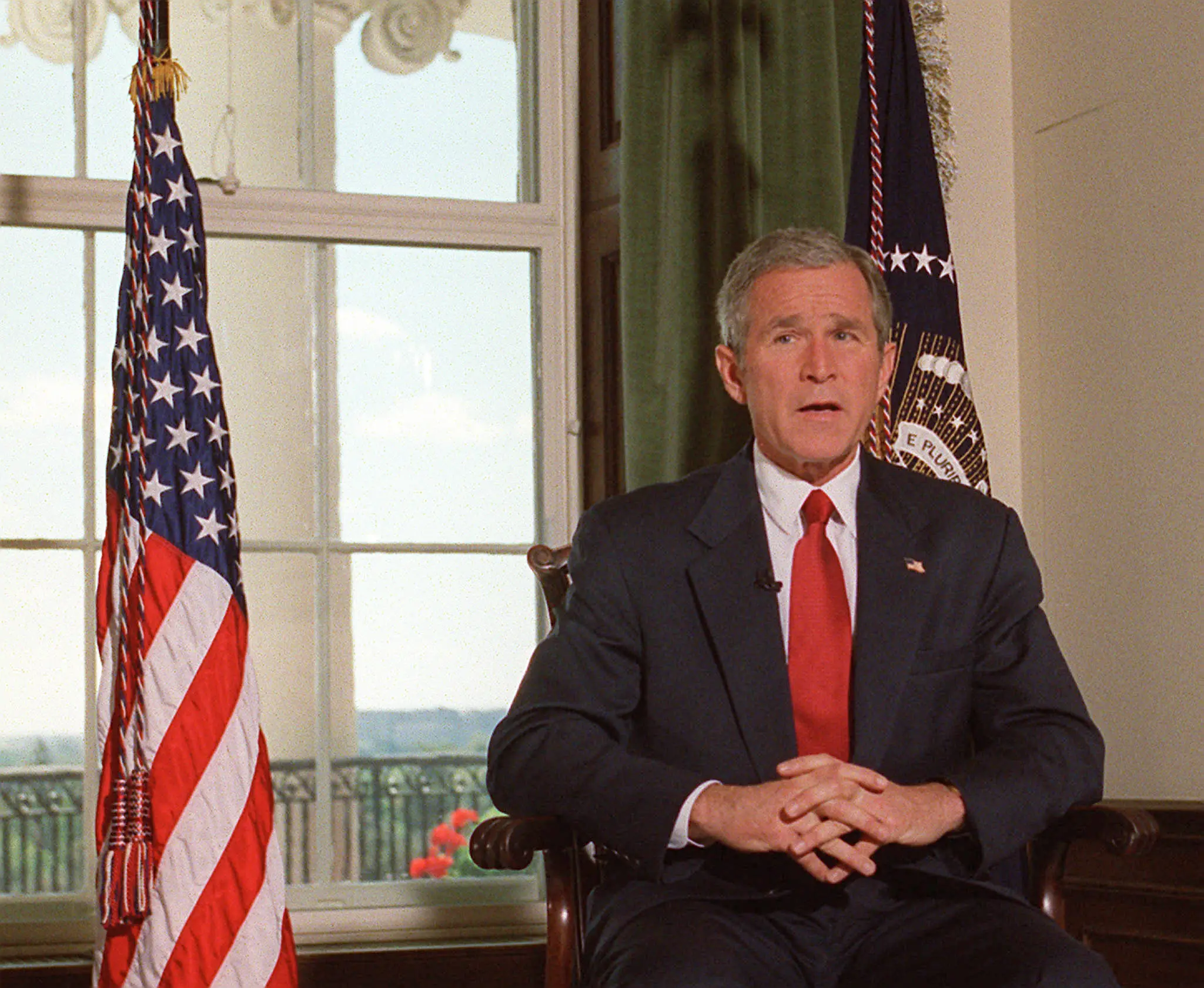 George W. Bush ordered the mission (CHRIS KLEPONIS/AFP via Getty Images)