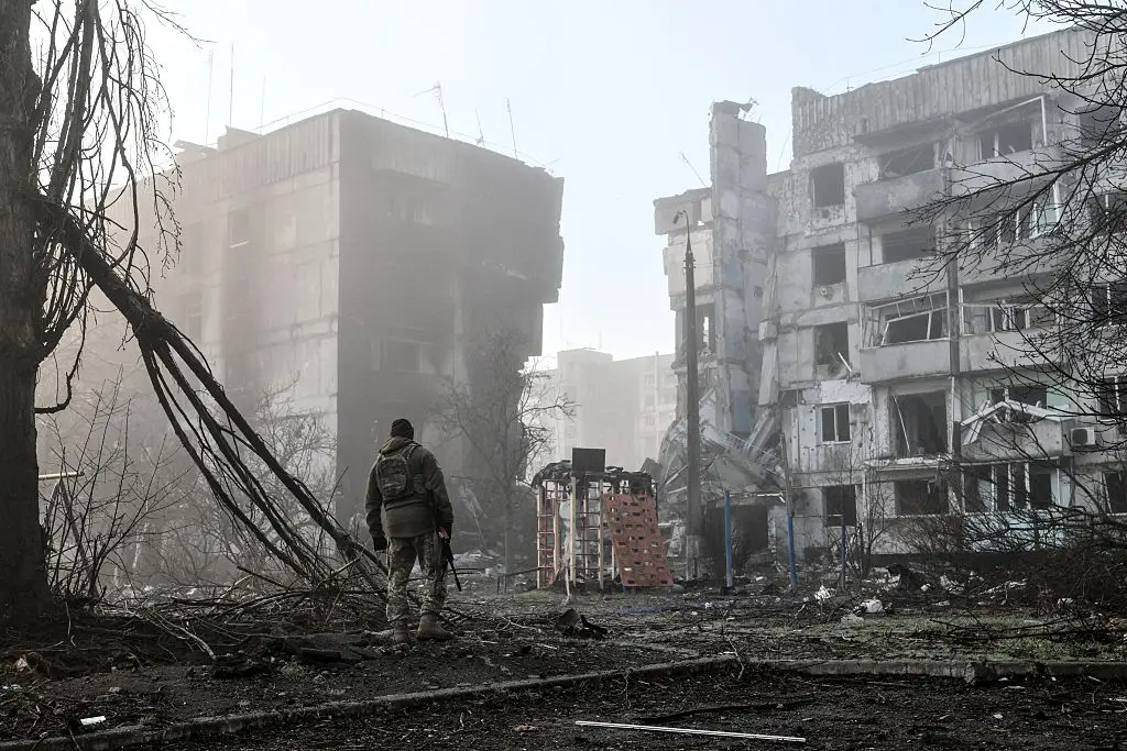 Both Russia and Ukraine are heavily utilizing UAVs in the war (Dmytro Smolienko/Ukrinform/NurPhoto via Getty Images)