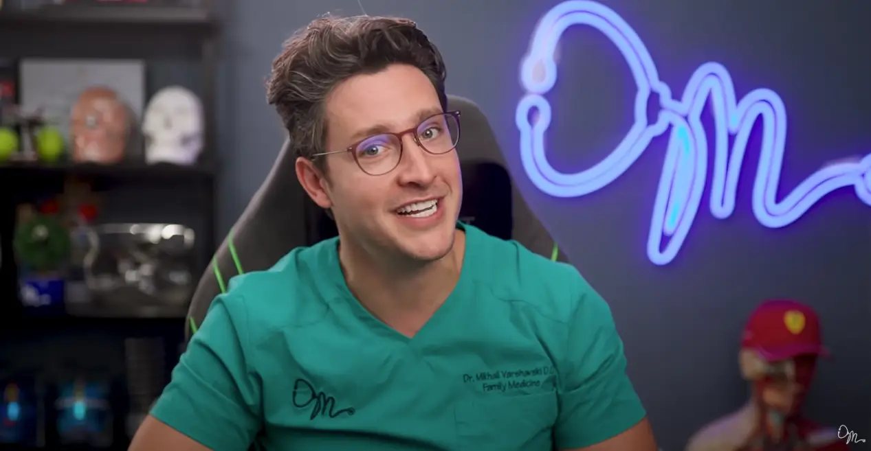 Dr Mike on a recent YouTube video (YouTube/Doctor Mike)