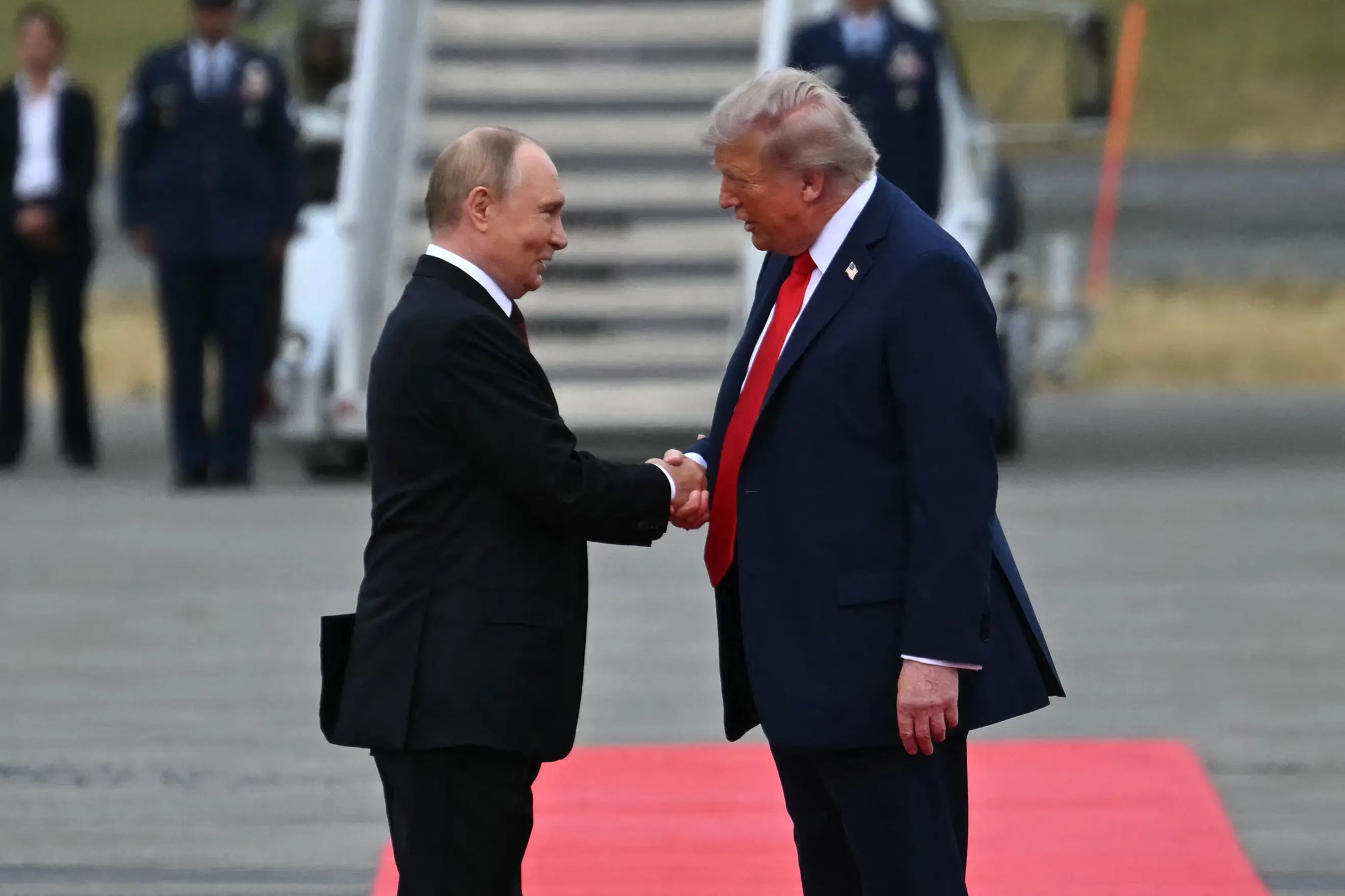 Donald Trump met with Vladimir Putin last month (ANDREW CABALLERO-REYNOLDS/AFP via Getty Images)
