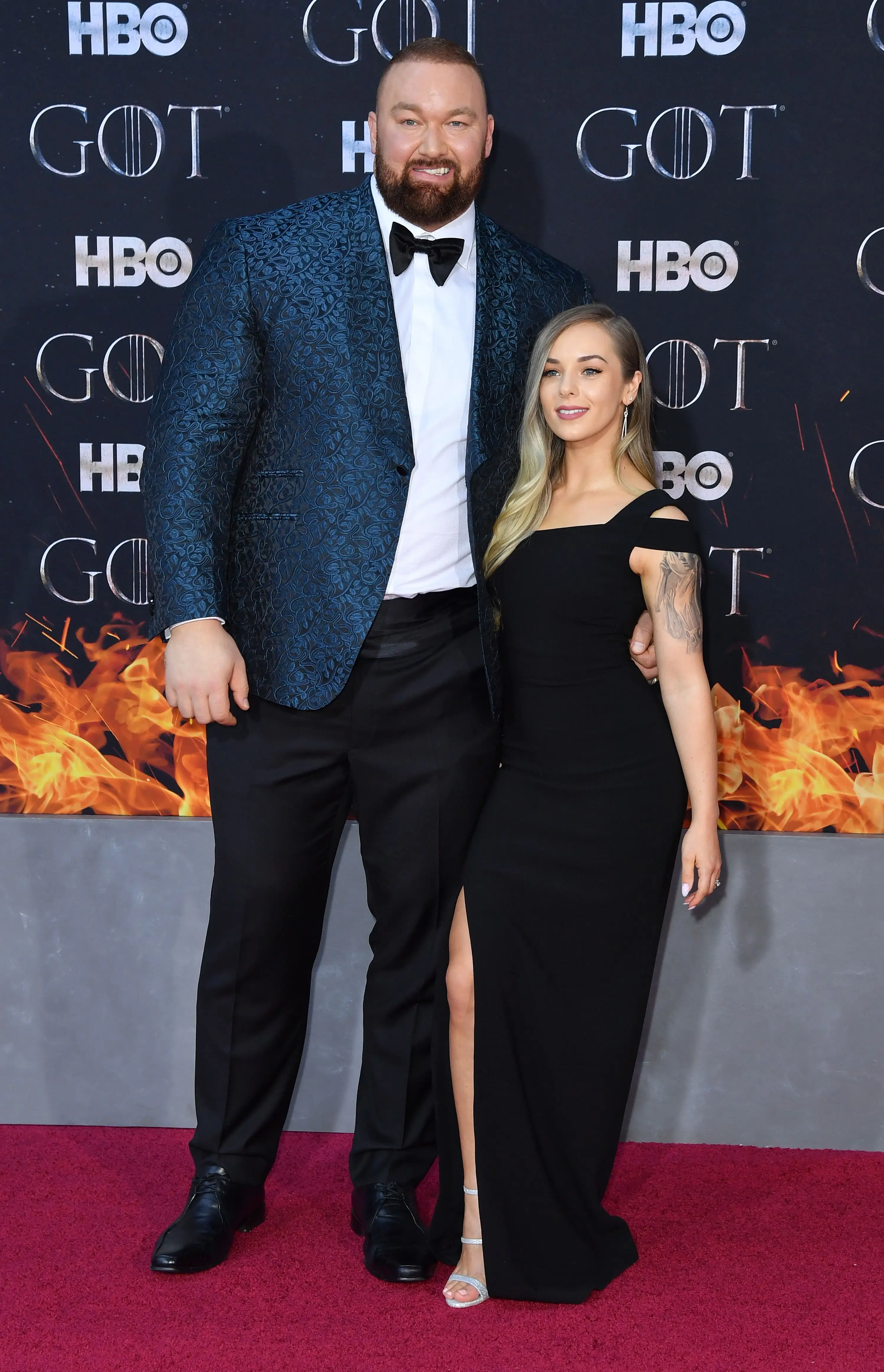 The Game of Thrones actor and his wife (ANGELA WEISS/AFP via Getty Images)