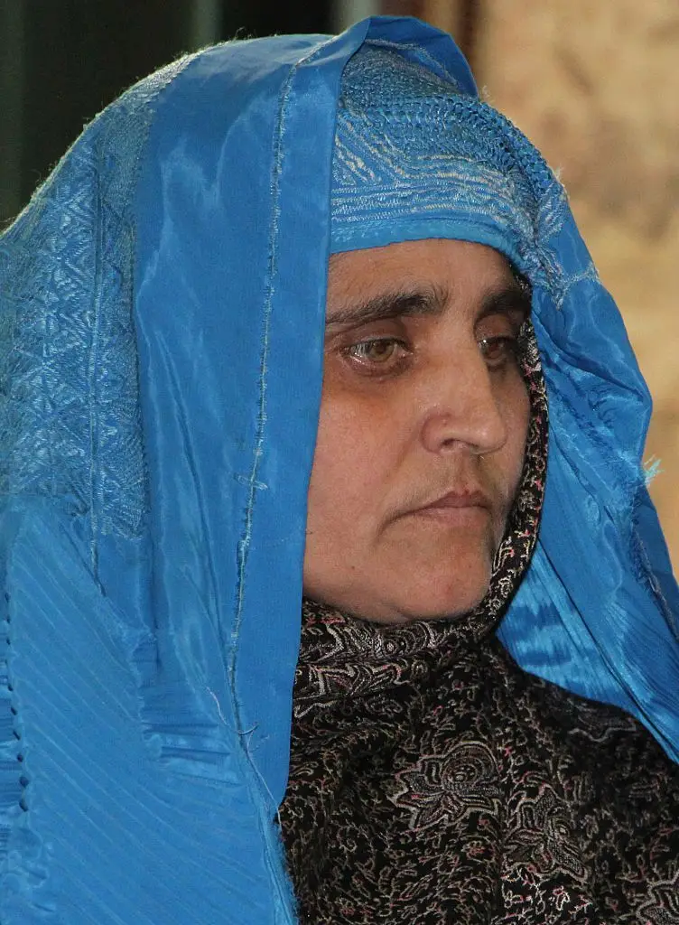 Sharbat Gula was last known to be living in Italy (Haroon Sabawoon/Anadolu Agency/Getty Images)