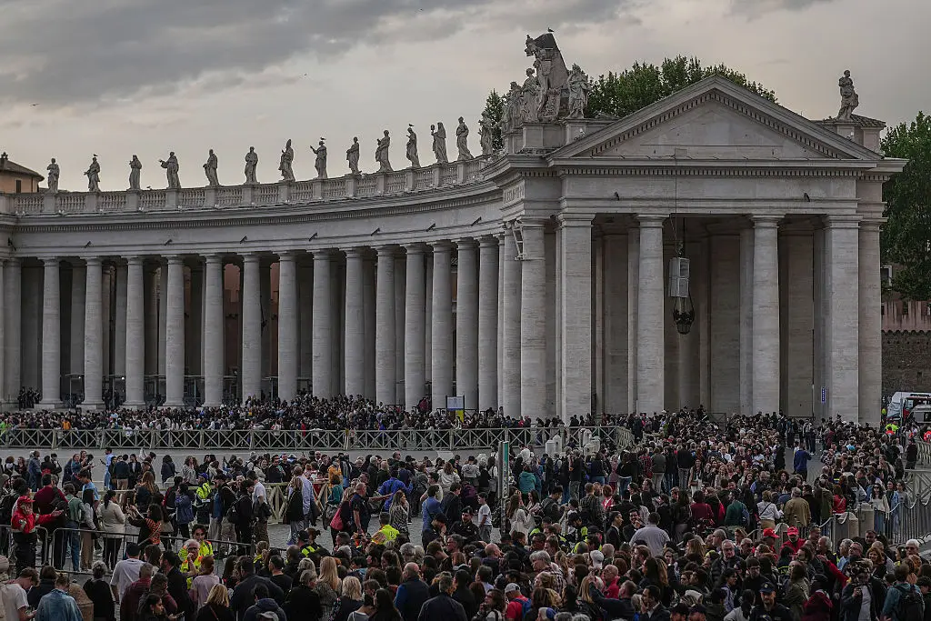 People have been paying their respects to Pope Francis at St Peter's Square (Christopher Furlong/Getty Images)