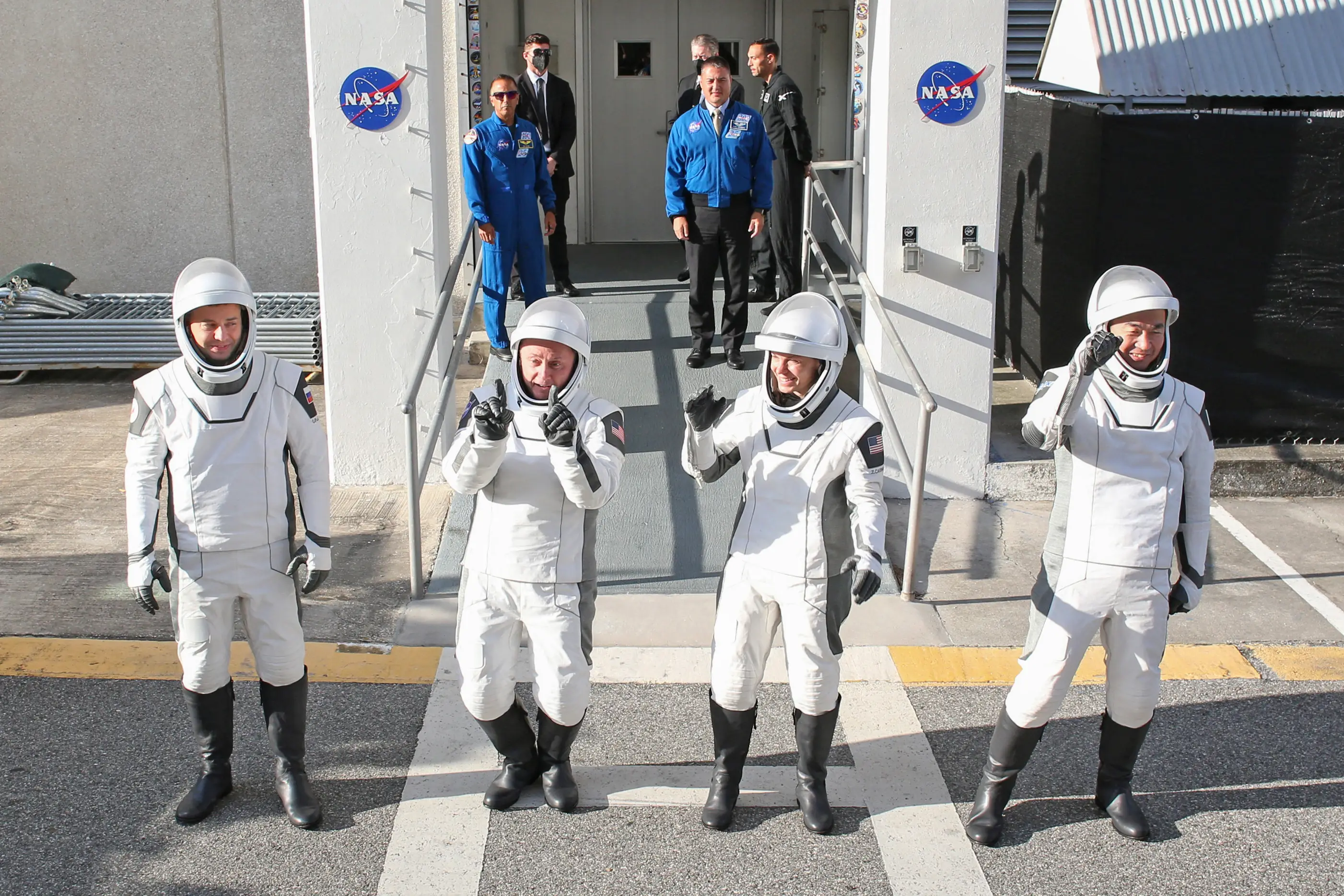 The astronauts were forced to return home early (GREGG NEWTON/AFP via Getty Images)