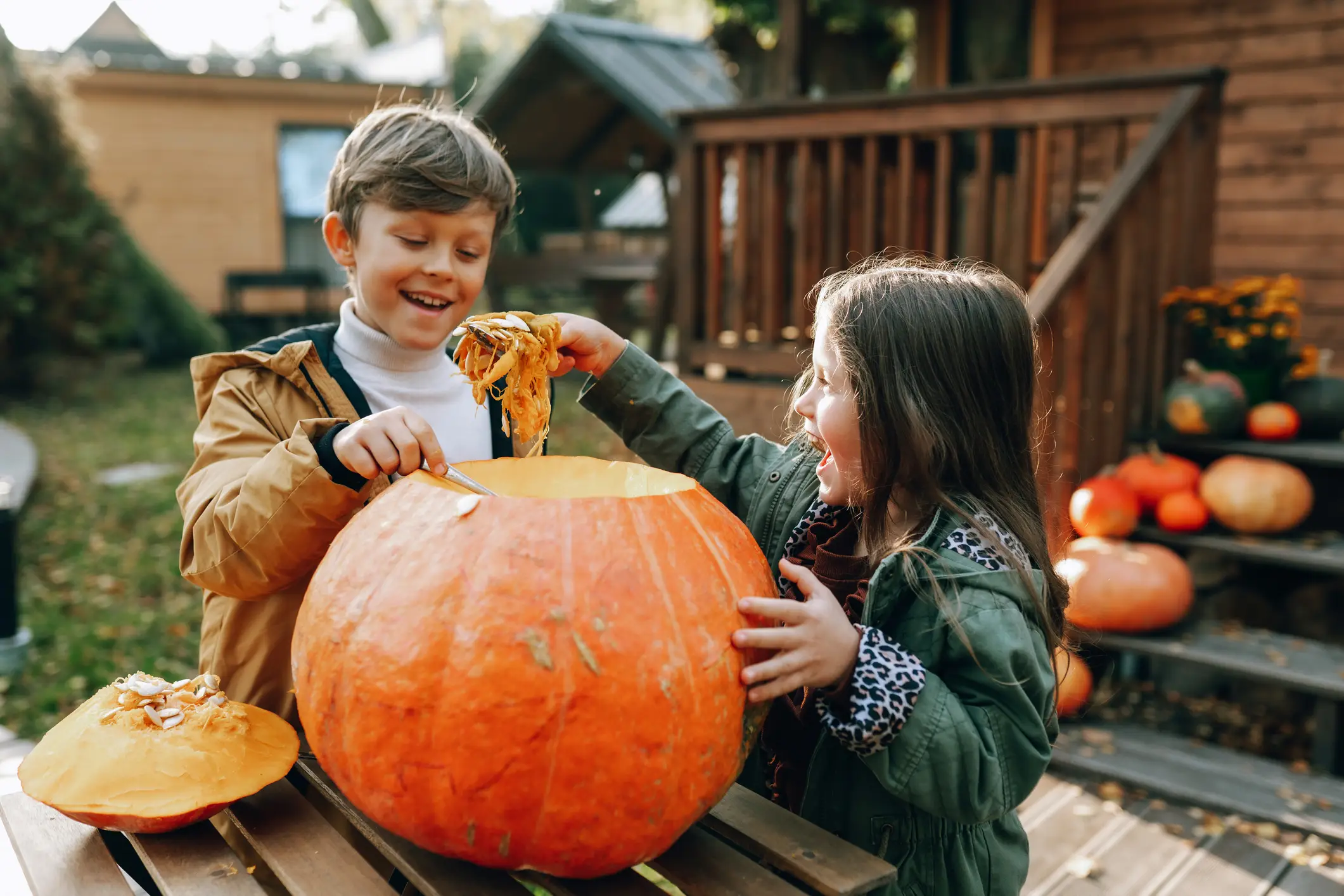 Briana Robertson revealed the Halloween moment that made her daughter sick (Getty Stock Images)