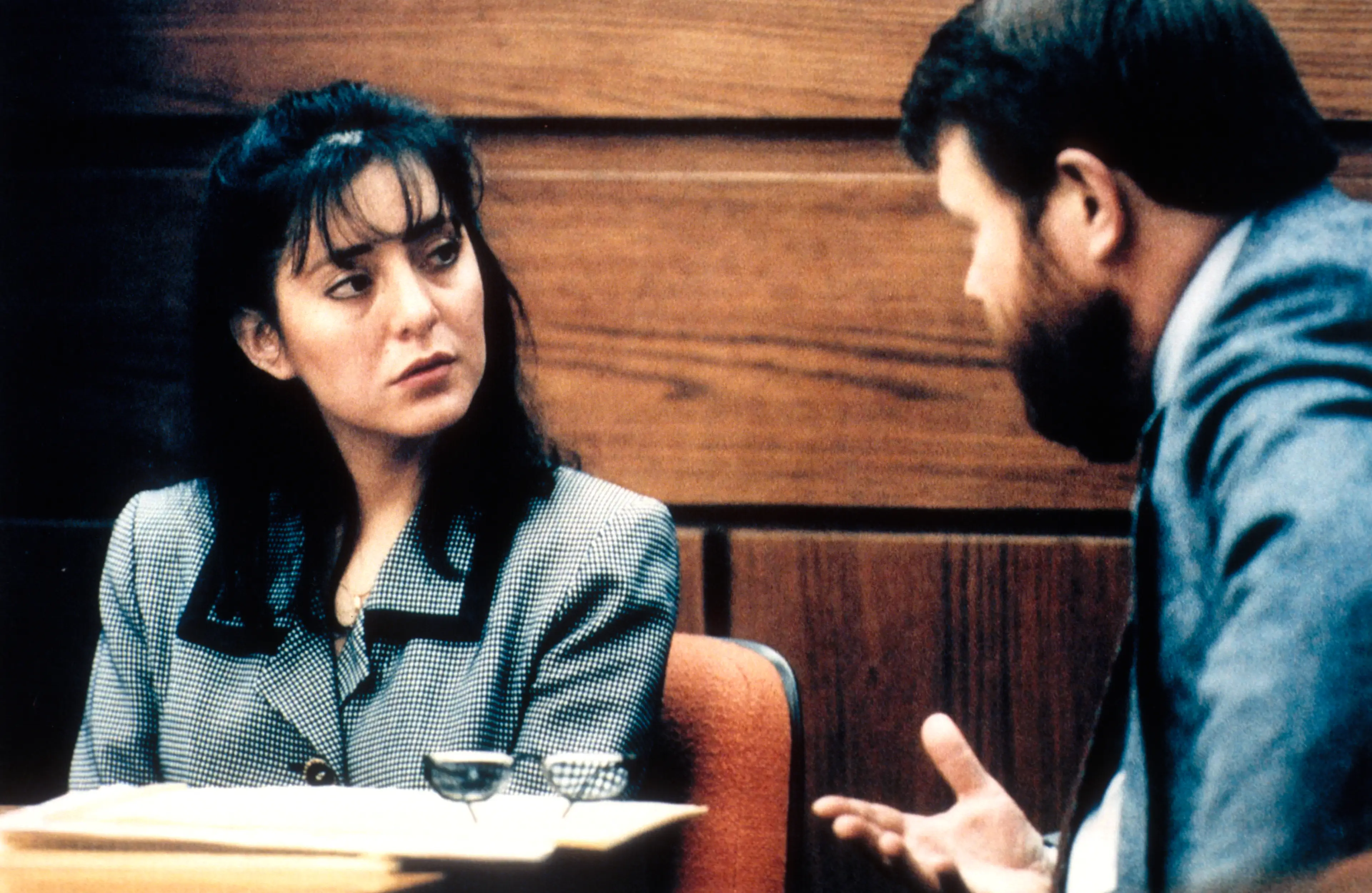 Lorena Bobbitt during the trial. (Jeffrey Markowitz/Sygma via Getty Images)