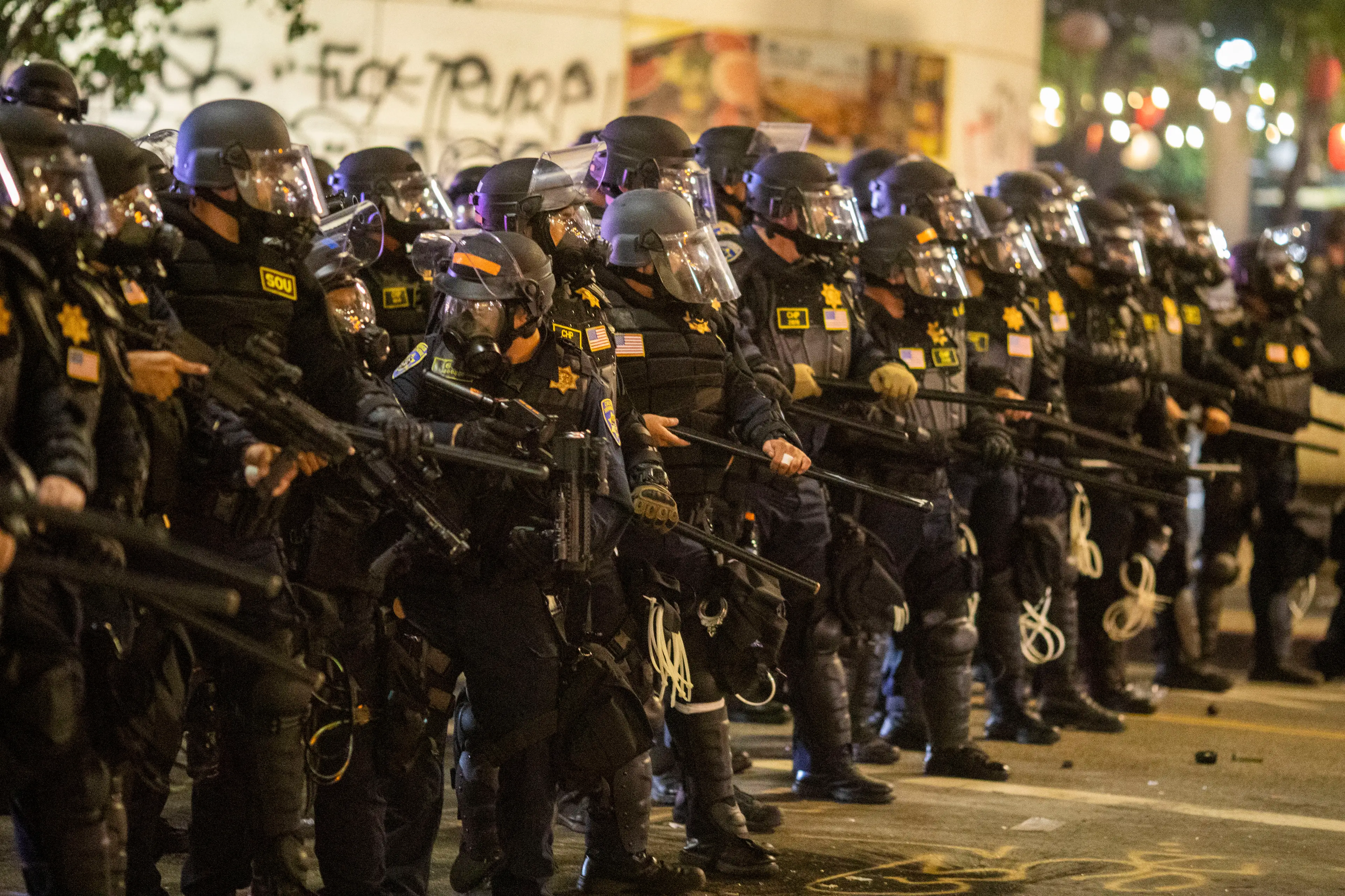 Riots have broke out in LA in recent days (RINGO CHIU/AFP via Getty Images)