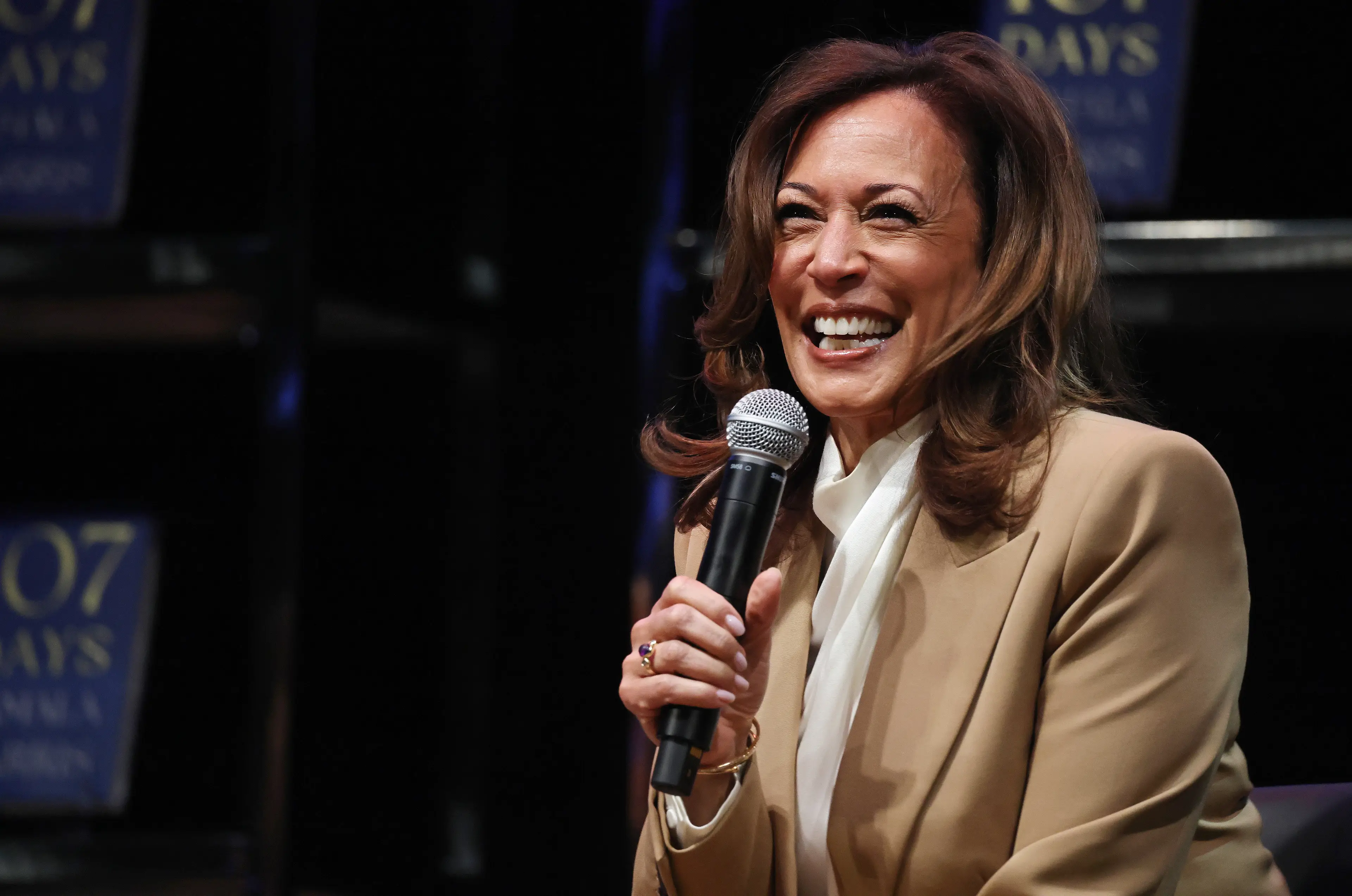 Kamala Harris alluded that a return to frontline politics is not off the table for her (Mario Tama/Getty Images)