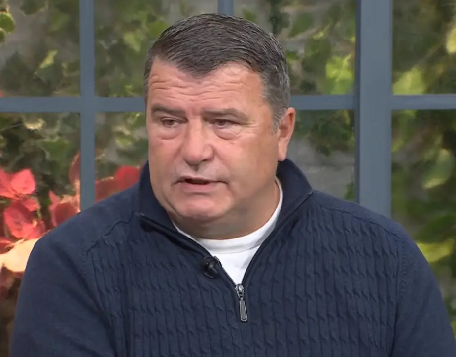 Robbie Horgan nearly died from sepsis in 2019 (YouTube/ Ireland AM)