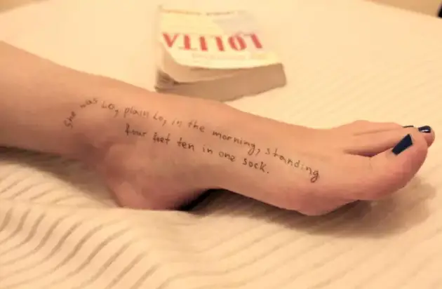 The messages appear to be extracts from the 1955 novel Lolita (The House Oversight Committee Democrats)