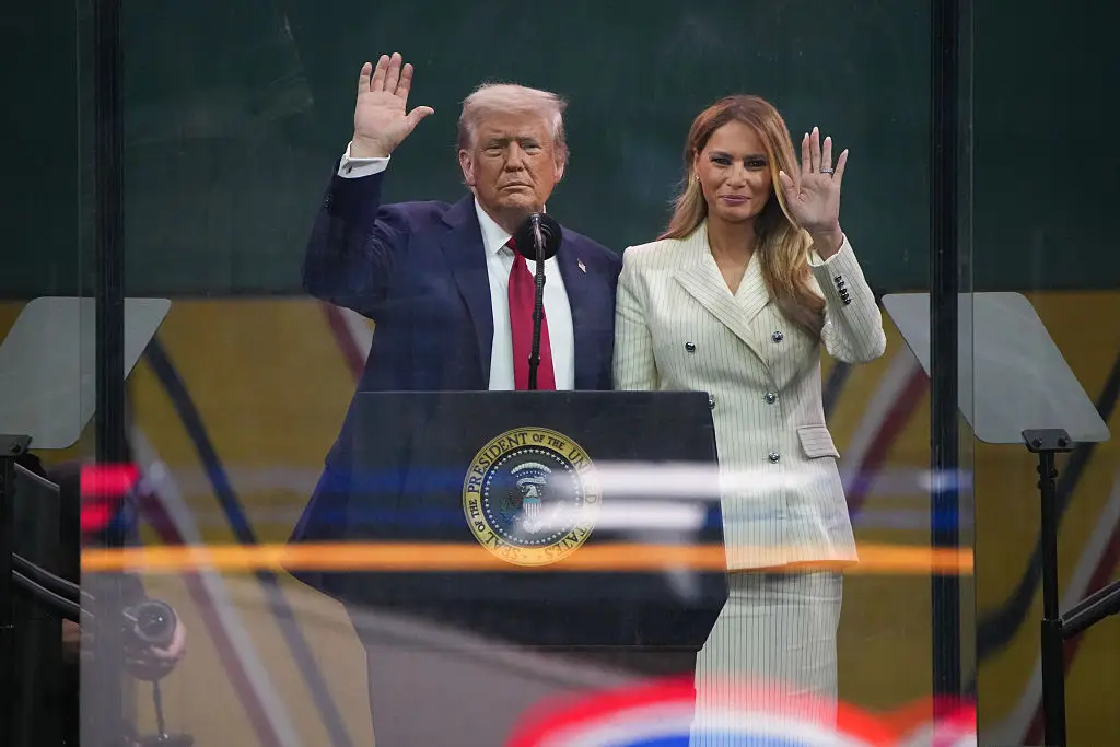 Melania and Donald Trump attended the 250th US Army anniversary (Andrew Harnik/Getty Images)