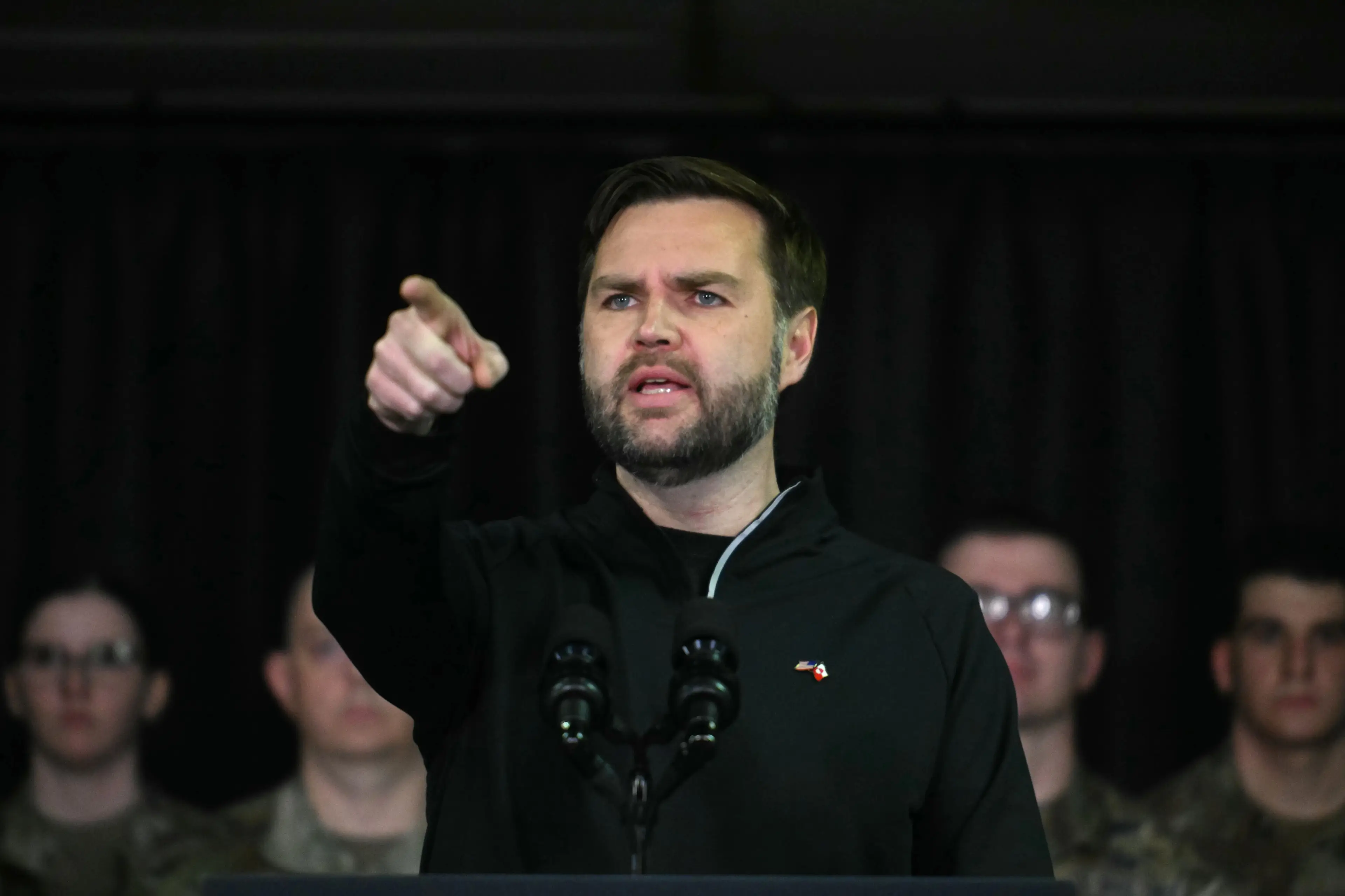 Vance has faced criticism for simply arriving in Greenland uninvited (Jim Watson - Pool / Getty Images)