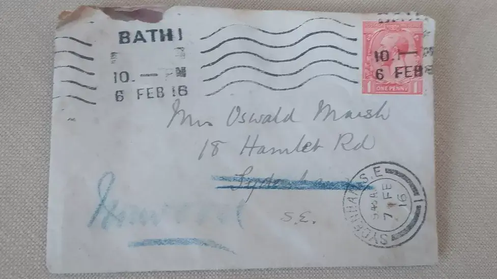 Finaly Glen held on to the letter for two year before opening it.