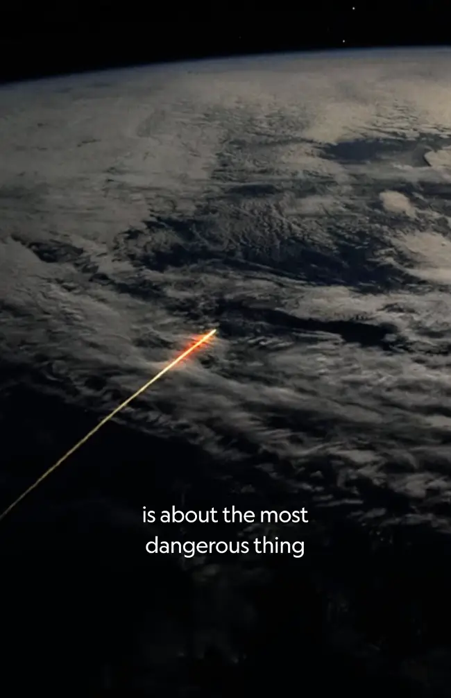 Re-entering space is risky business (National Geographic TV)