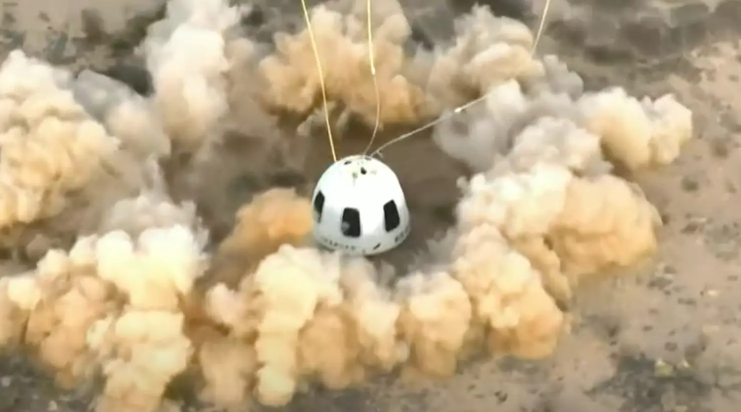 The landing didn't look terribly soft (LiveNOW from Fox)