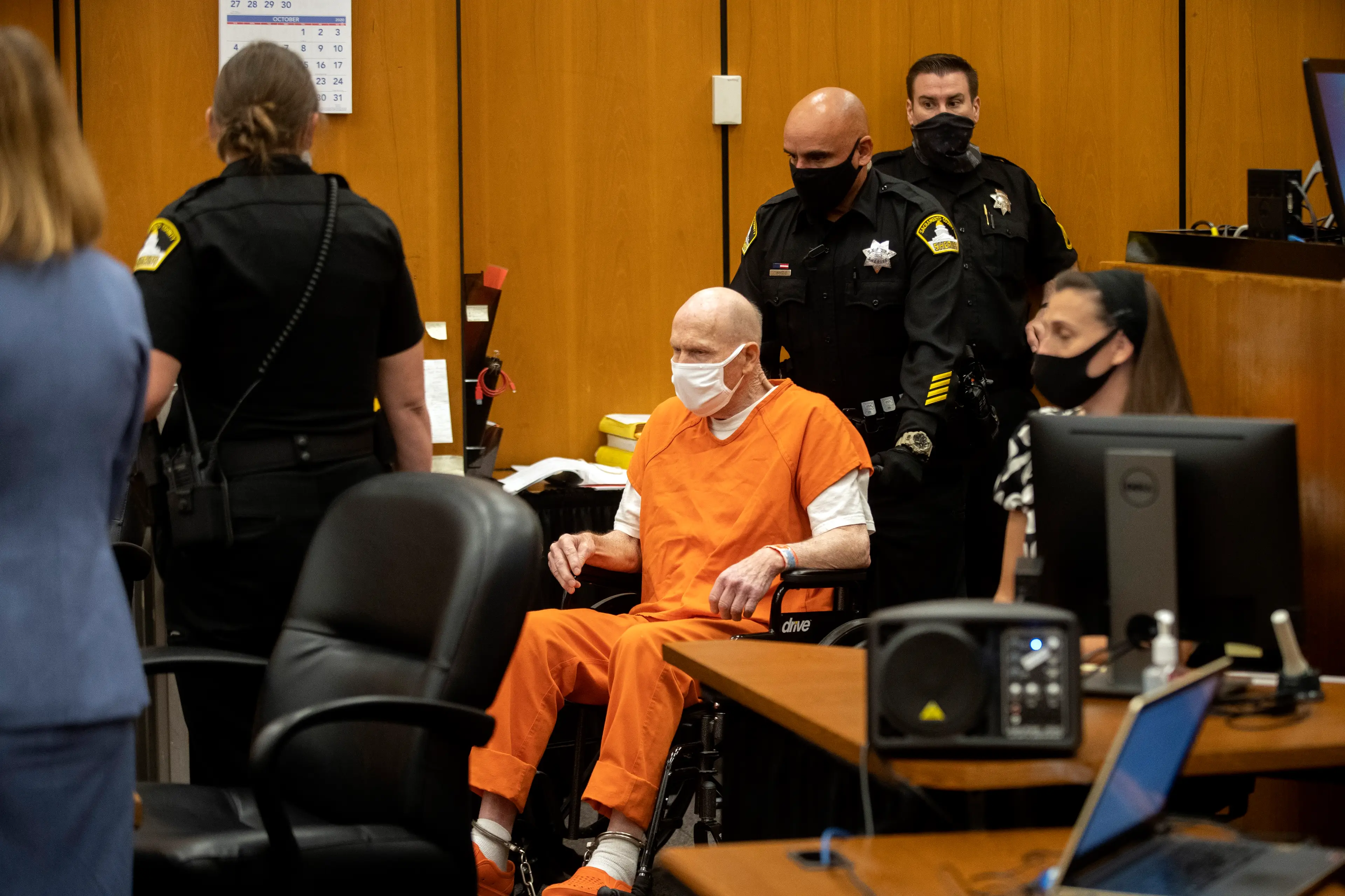 DeAngelo appearing in court (Santiago Mejia/The San Francisco Chronicle via Getty Images)