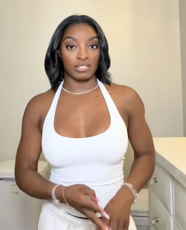 Biles previously told her fans she has had three plastic surgeries (Simone Biles Owens)