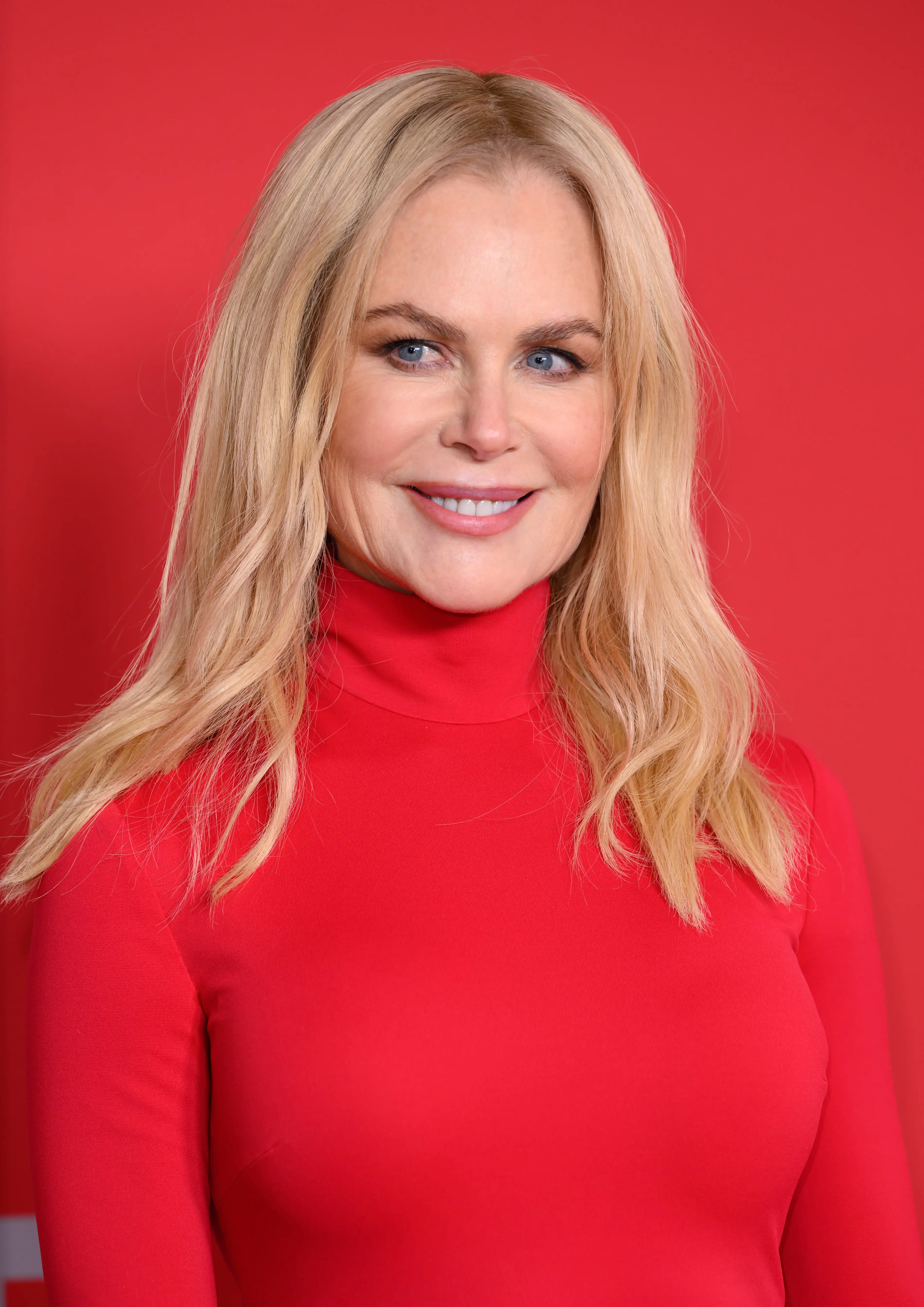 The awkward situation unfolded just as Nicole Kidman was giving a speech ( Karwai Tang/WireImage)