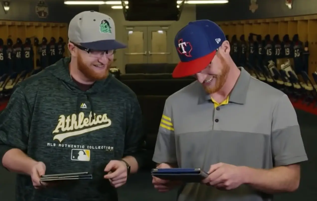 They weren't long lost brothers at all, but they have become friends.