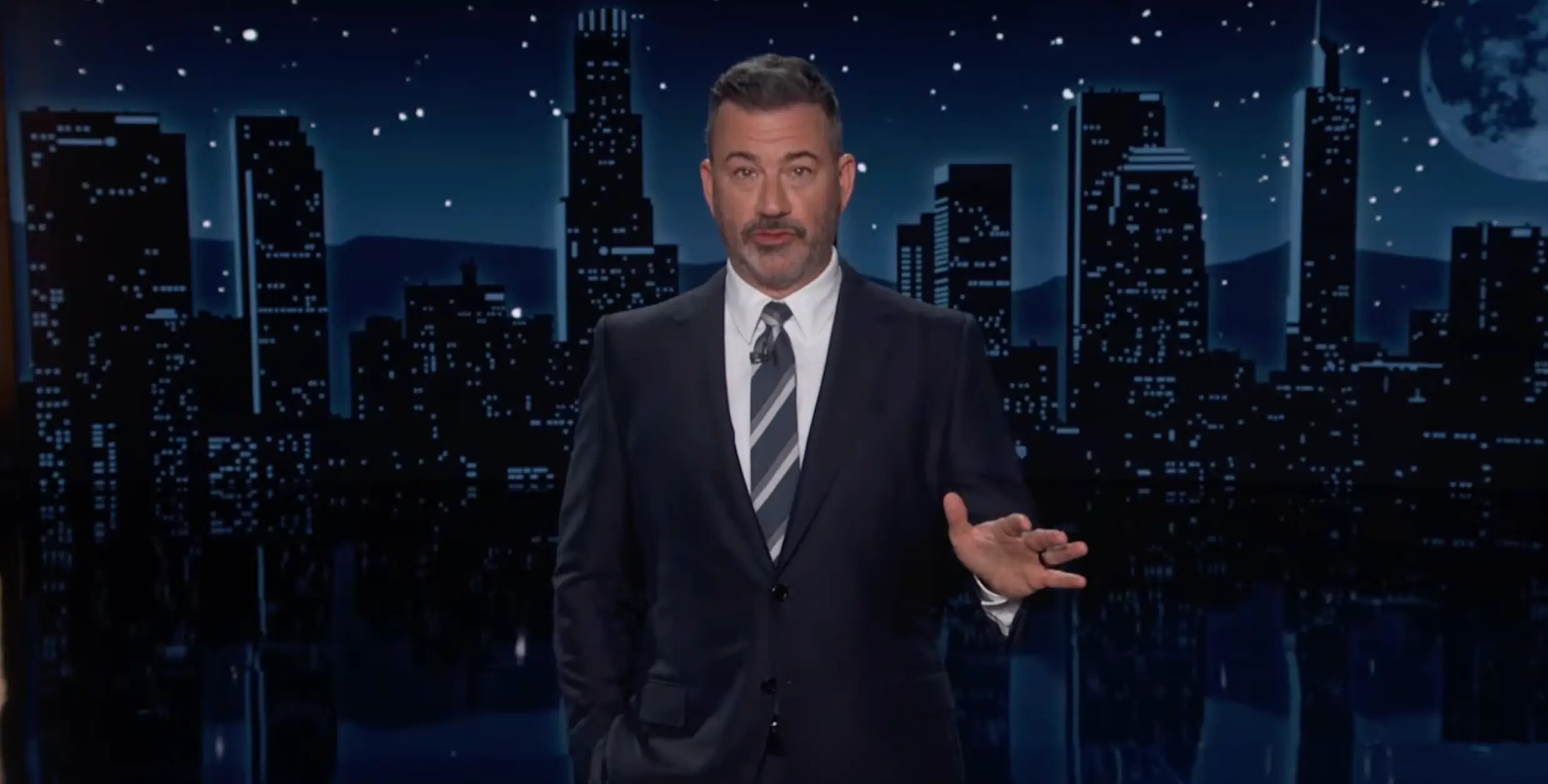 Kimmel made the joke during his Thursday night show (YouTube/Jimmy Kimmel Live)