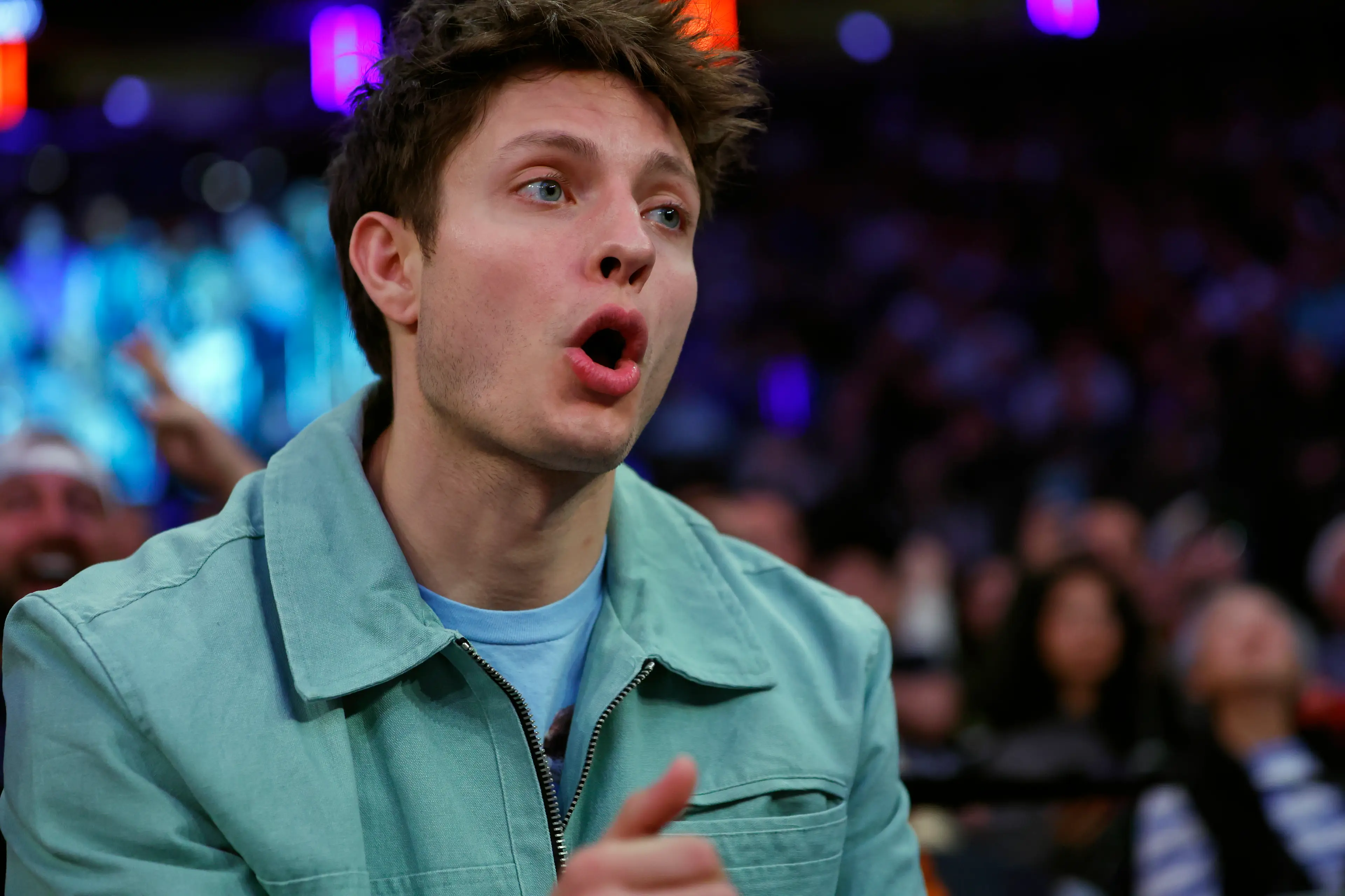 The comedian seems to have doubled down on the response to his offensive joke. (Getty Images)