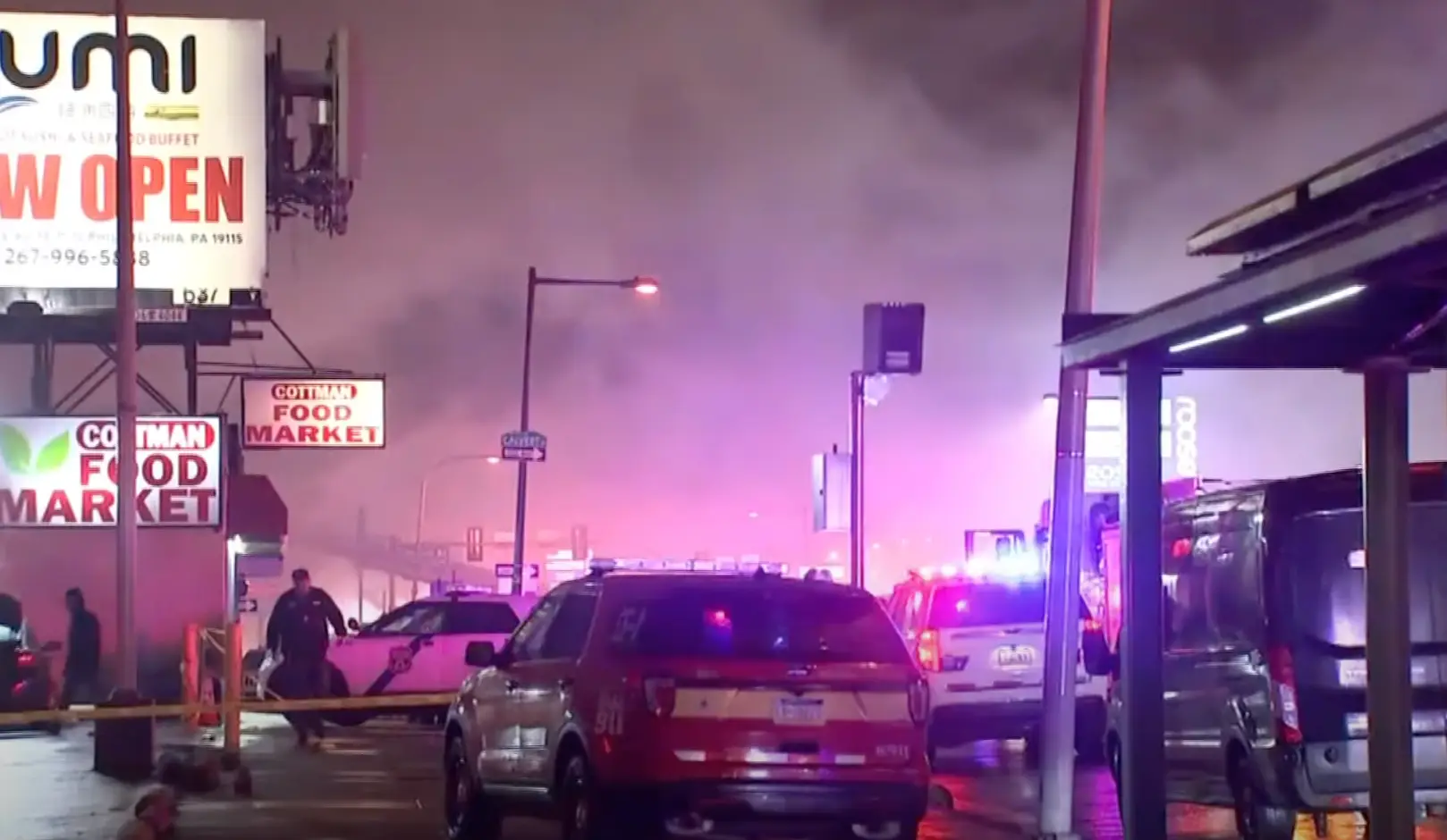 Plumes of smoke were seen coming from the crash site (ABC10)
