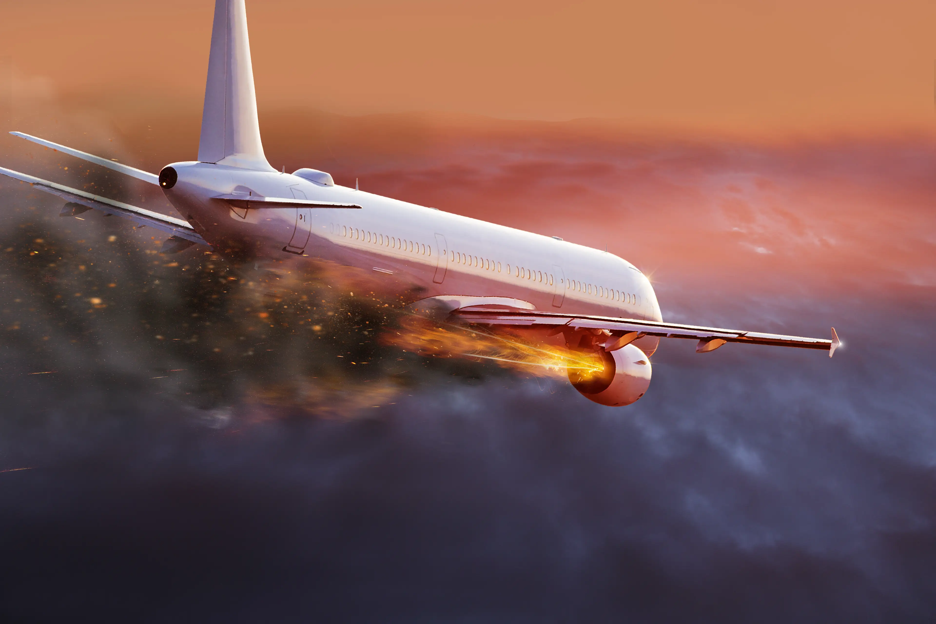 Probably best not to even think about what could happen if your plane goes down (Getty Stock Image)