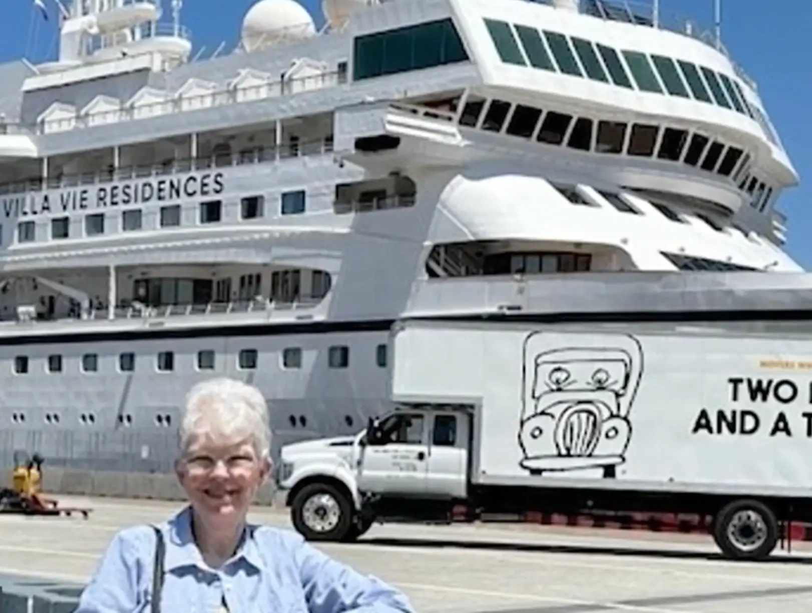 Lane is intending to stay on the cruise ship for its entire 15 year journey (NBC 4)