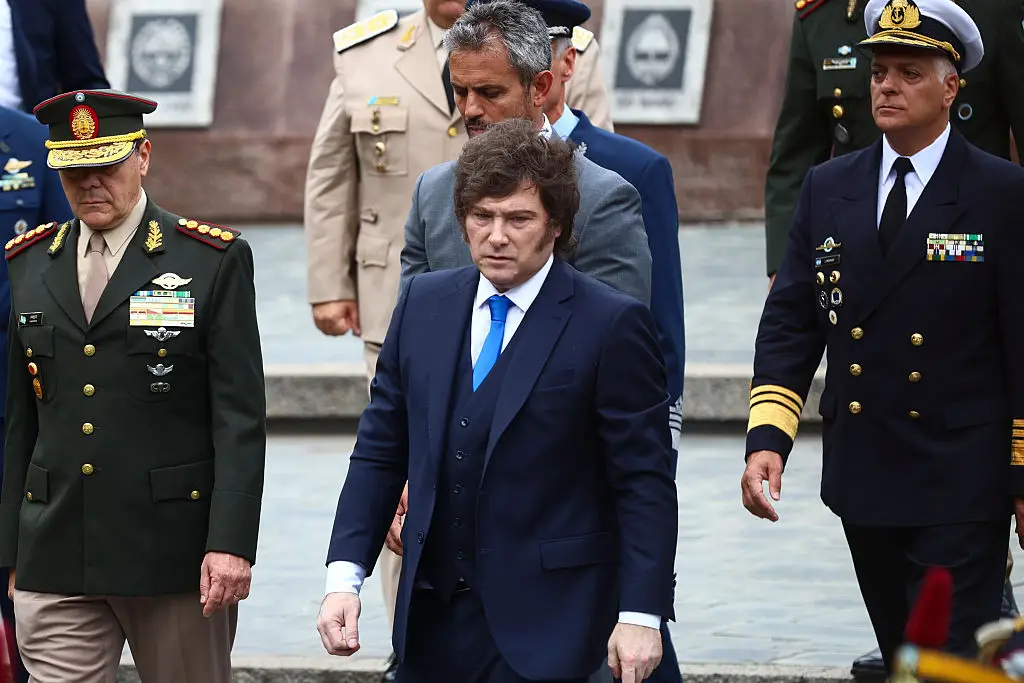 The Falklands War took place in 1982, when Britain sent a task force to retake the islands from Argentina. (Photo by Matias Baglietto/NurPhoto via Getty Images)