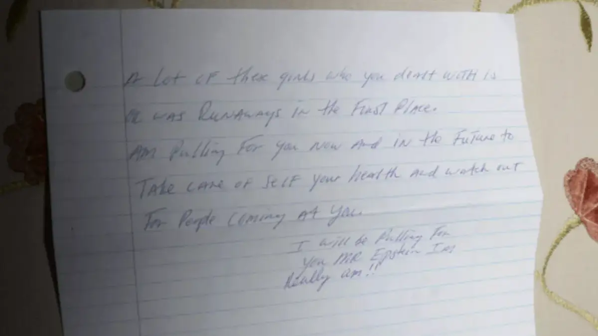 The letter was handwritten to Epstein (Department of Justice)