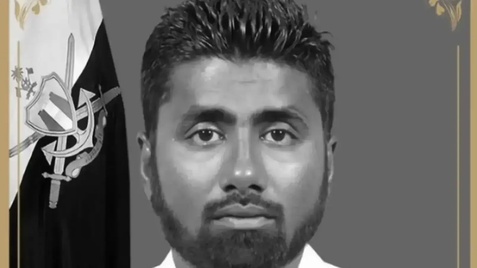 Staff Sgt Mohamed Mahdhee tragically died in the rescue effort, making the death toll stand at six (Maldives Government)
