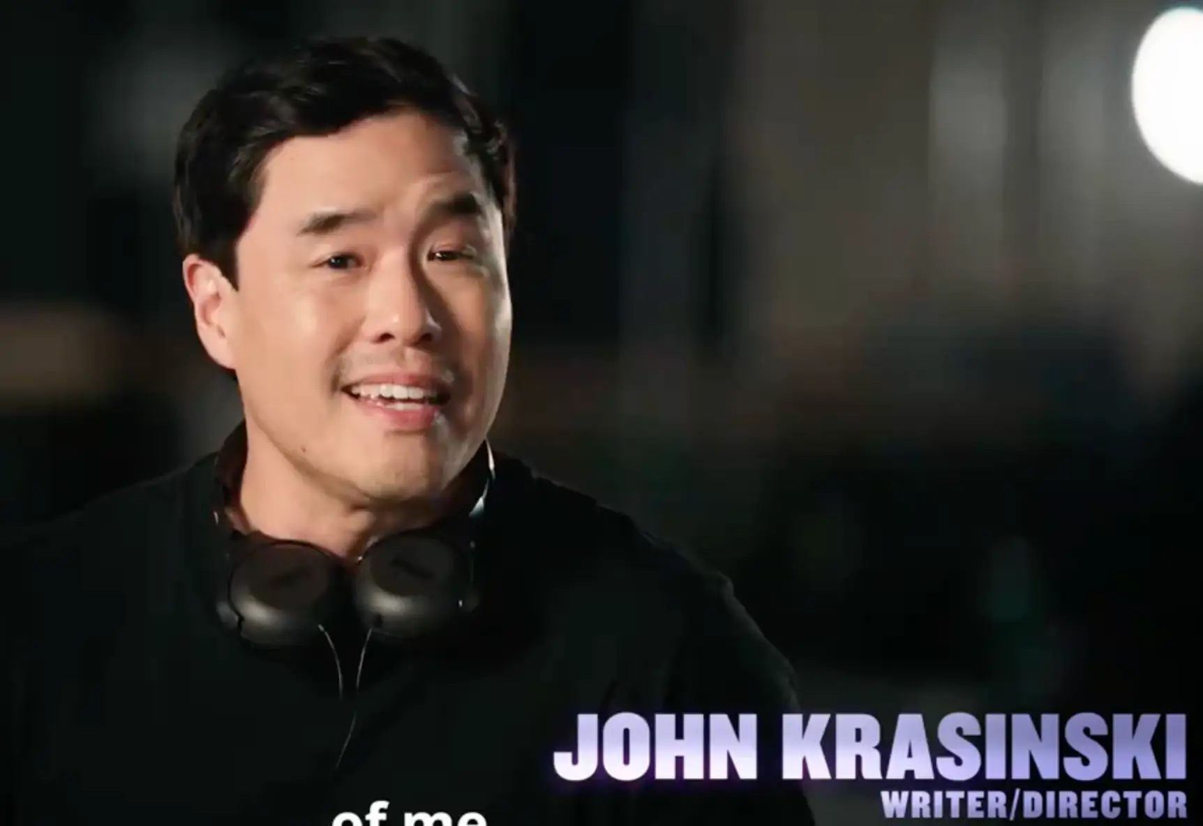 Randall Park completely committed to the role.