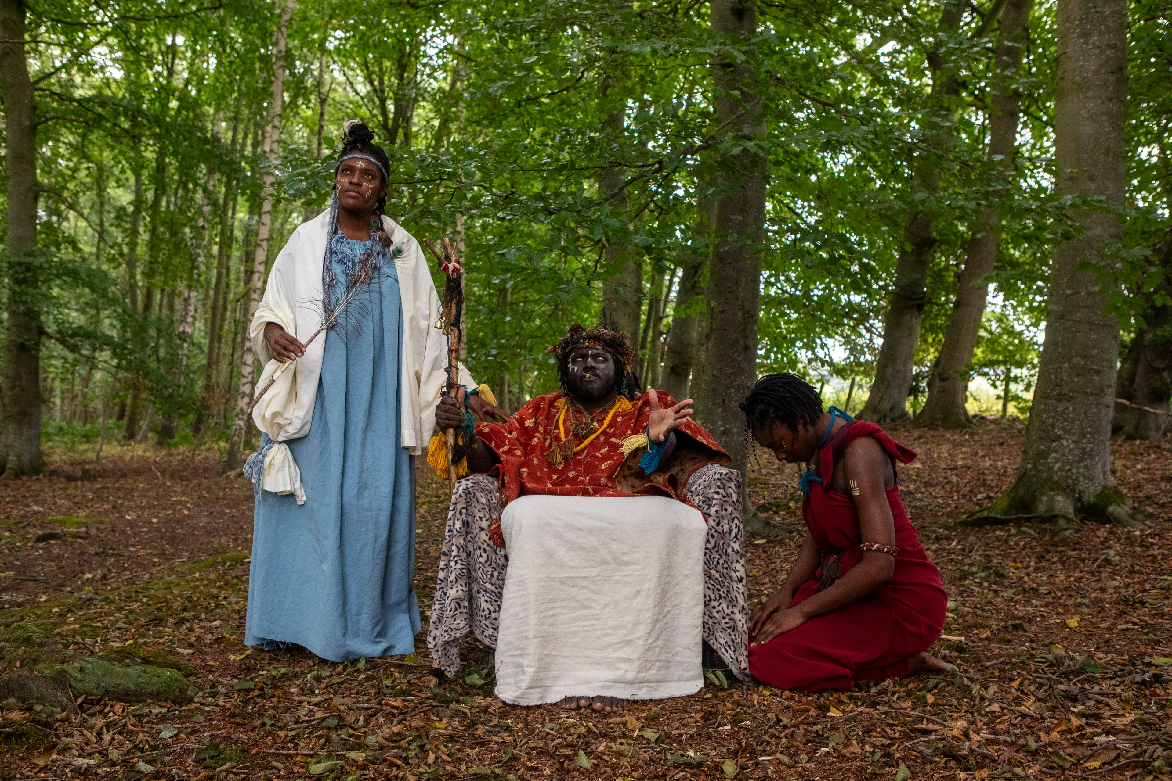 The tribe is so far made up of the three of them (SWNS)